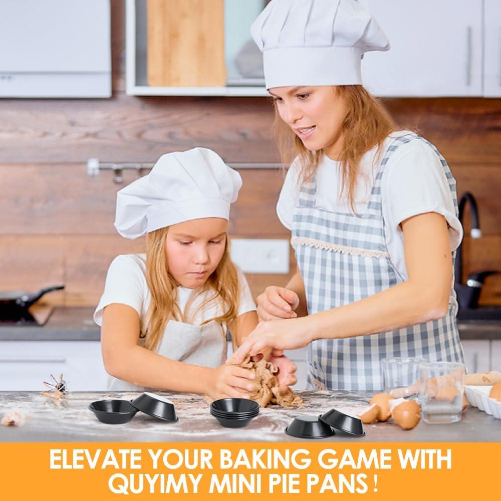 Set de 8 Moldes para Tartas de Huevo Quyimy 8cm Antiadherentes