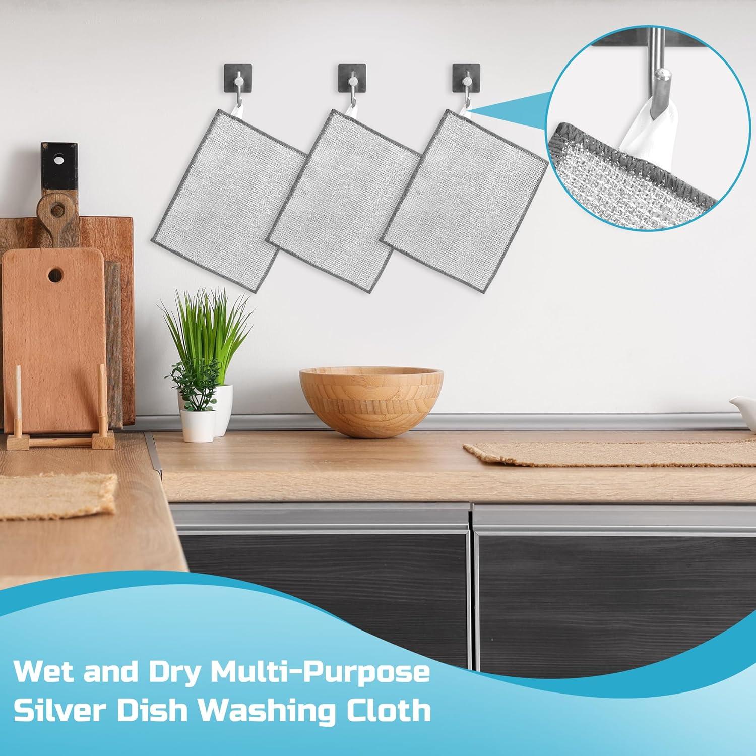 Paño de Limpieza Forggon 10 Pcs 3 Capas Sin Rayones