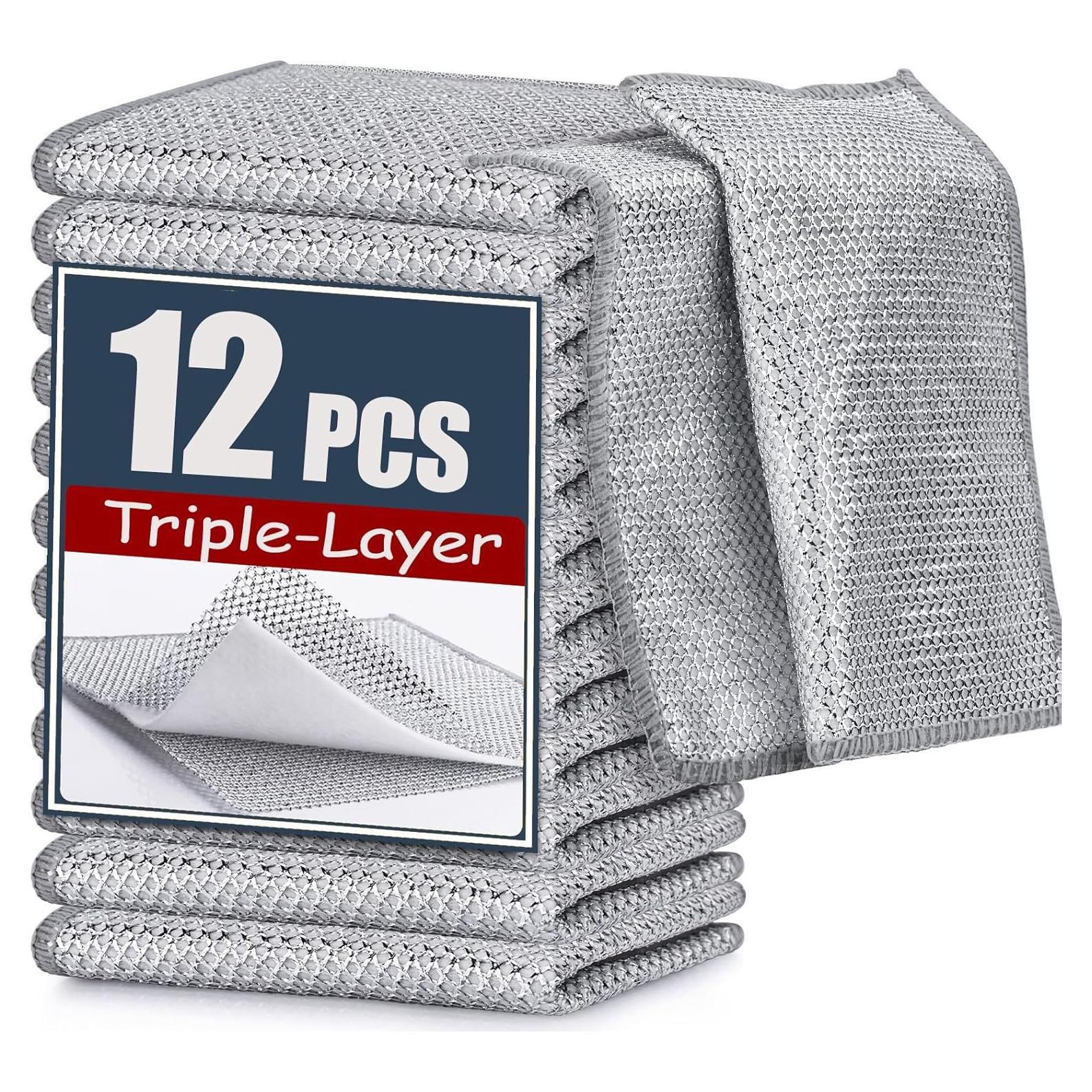 Paño de Cocina Navona 12 Pcs Alambre No Rayante 17 cm