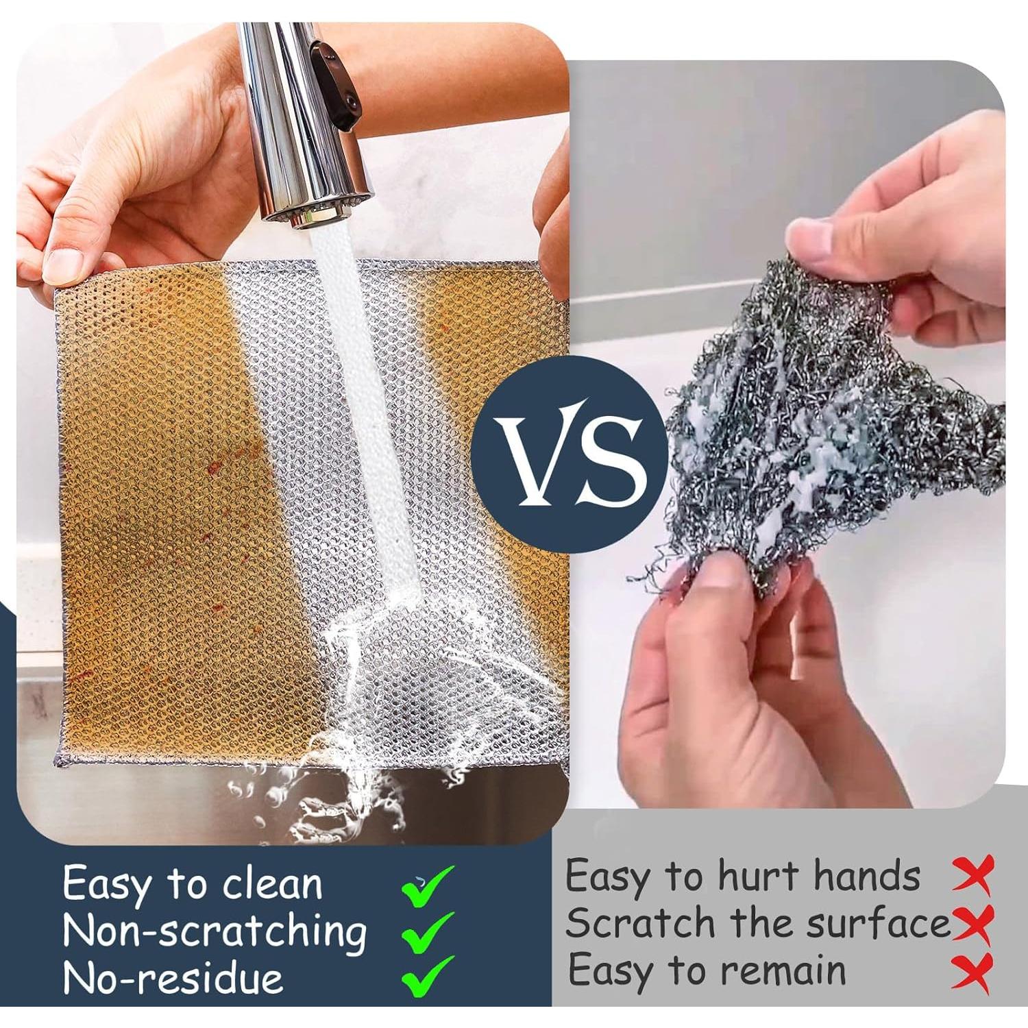 Paño de Cocina Navona 12 Pcs Alambre No Rayante 17 cm