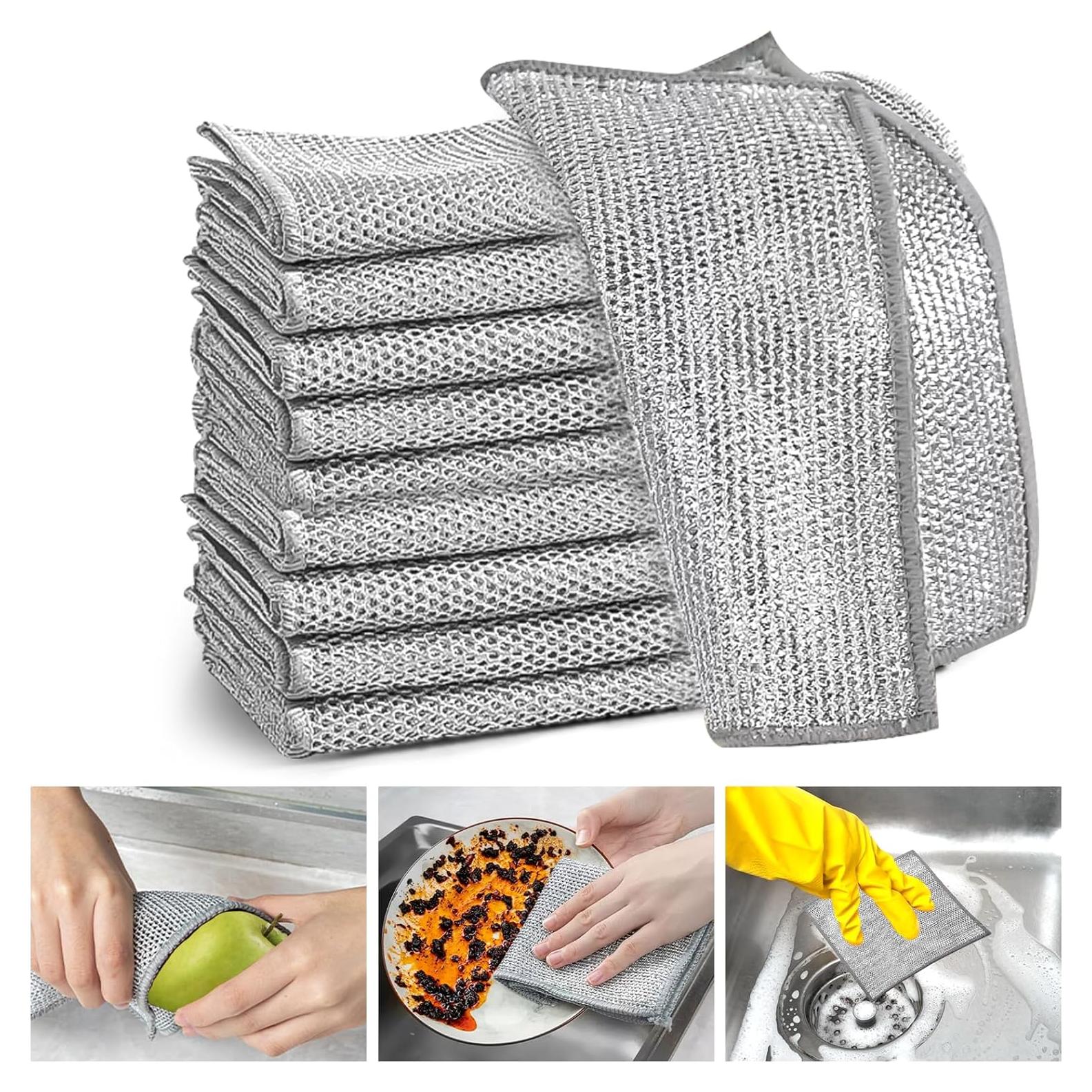 Trapos de Limpieza de Alambre XANGNIER 8 Pcs Reutilizables