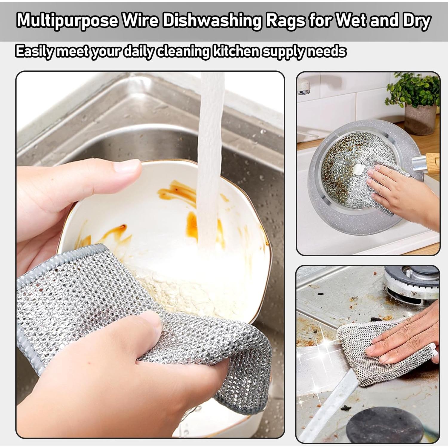 Trapos de Limpieza de Alambre XANGNIER 8 Pcs Reutilizables