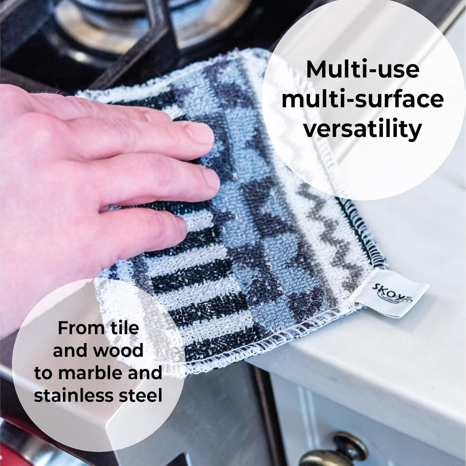 Esponjas Reutilizables Skoy Scrub Paquete de 4 Ecológicas