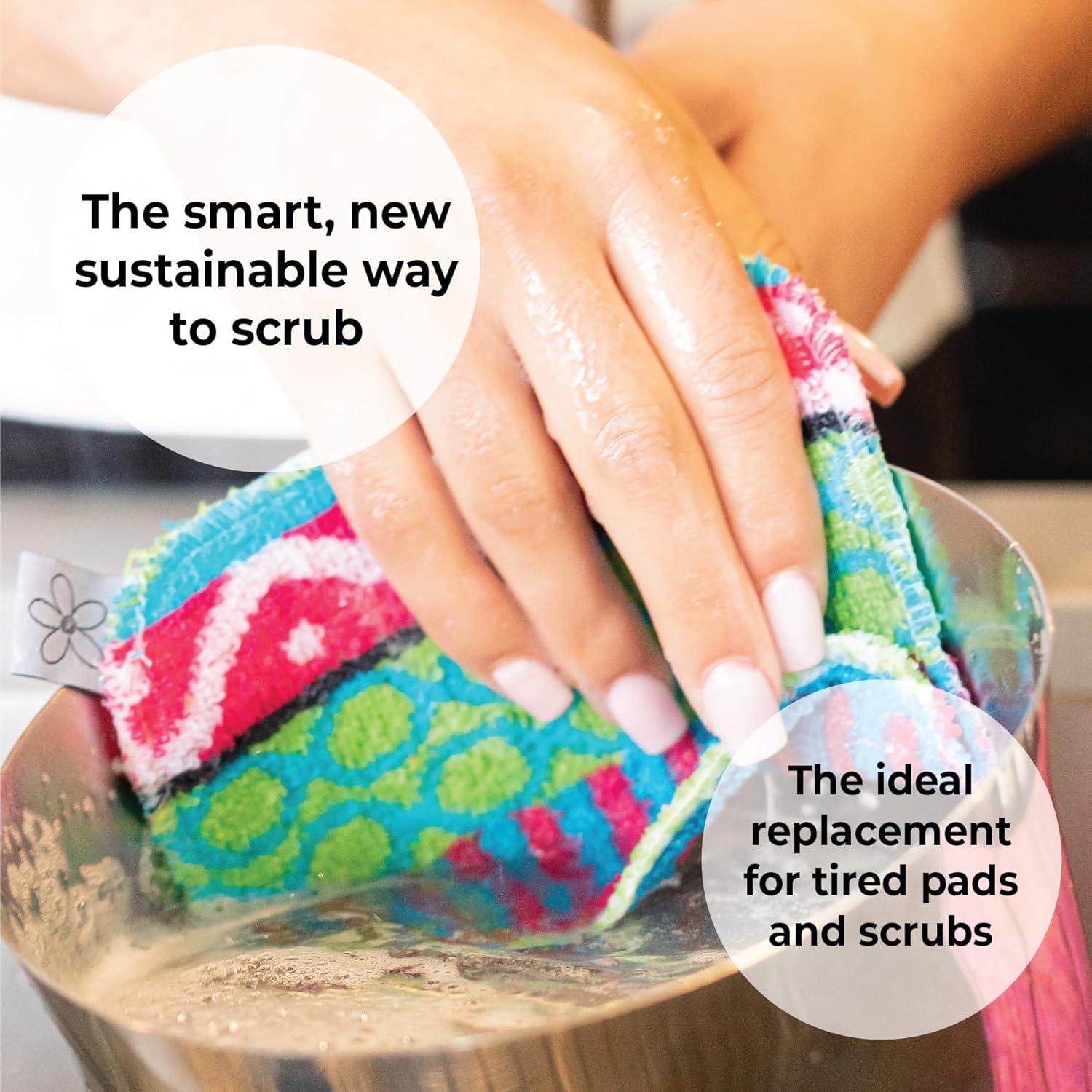 Esponjas Reutilizables Skoy Scrub Paquete de 4 Ecológicas