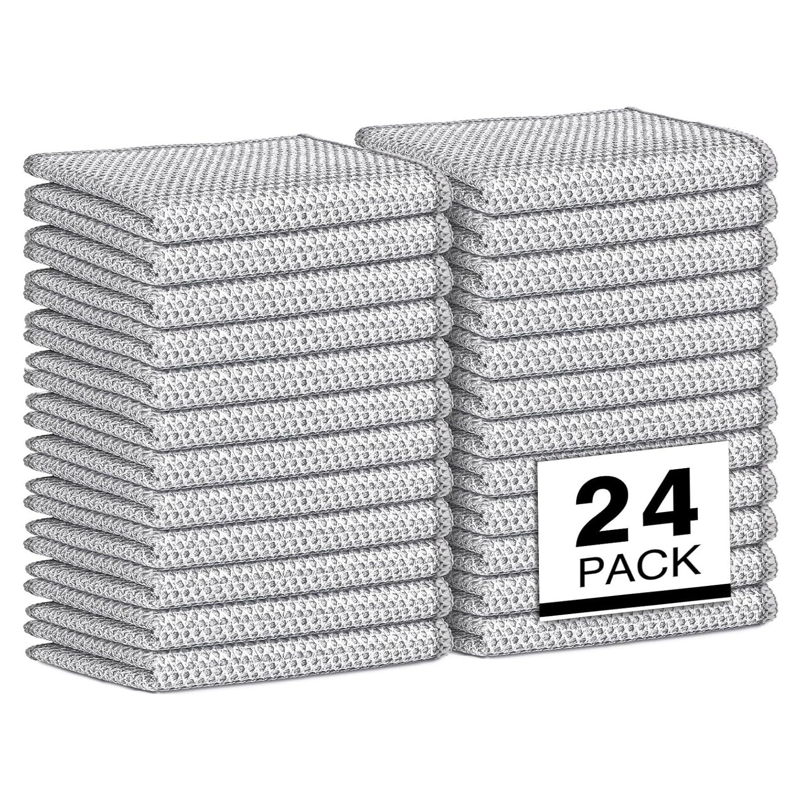 Trapo de Lavado de Platos AIDEA 24PK Sin Rayones 17,78x20,32cm