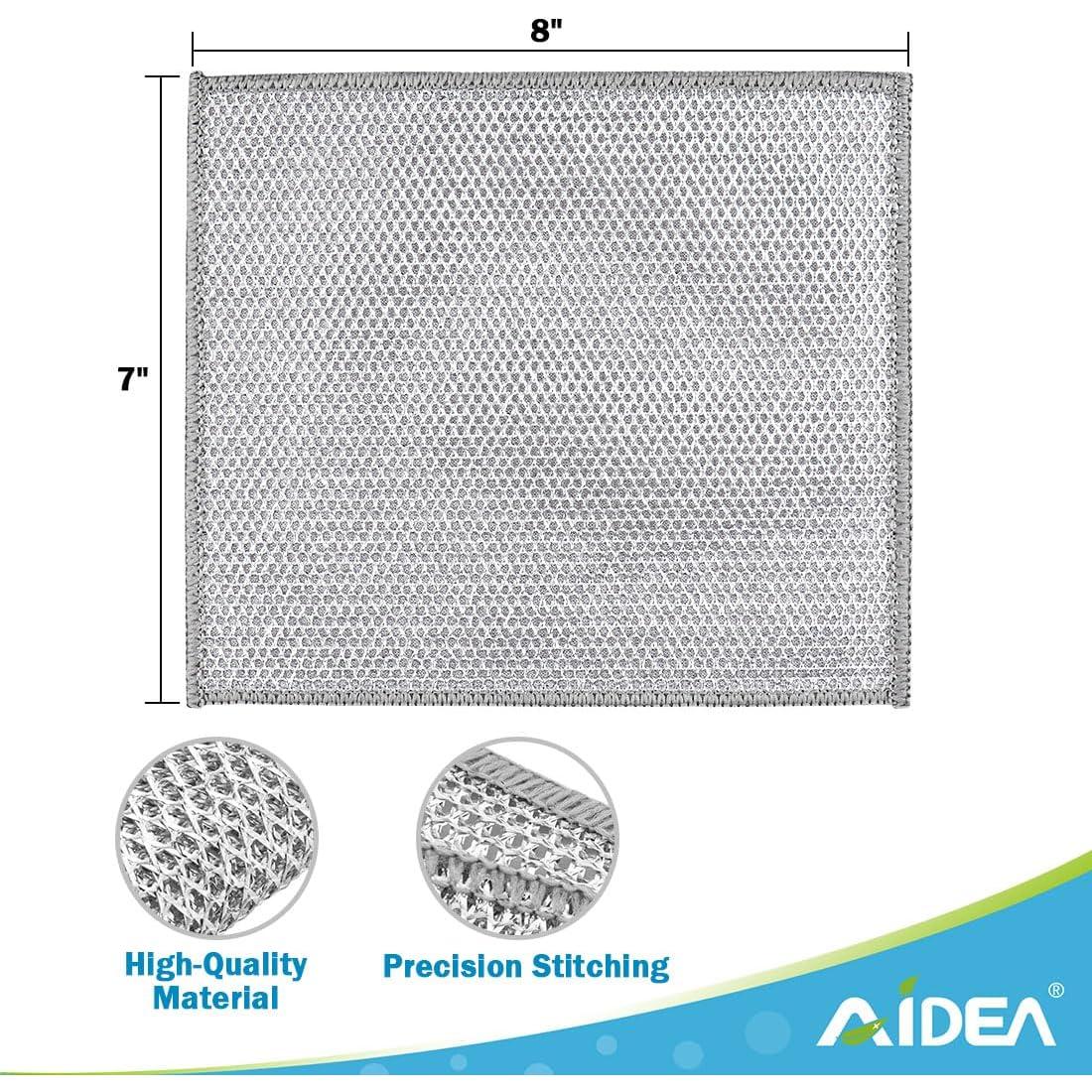 Trapo de Lavado de Platos AIDEA 24PK Sin Rayones 17,78x20,32cm