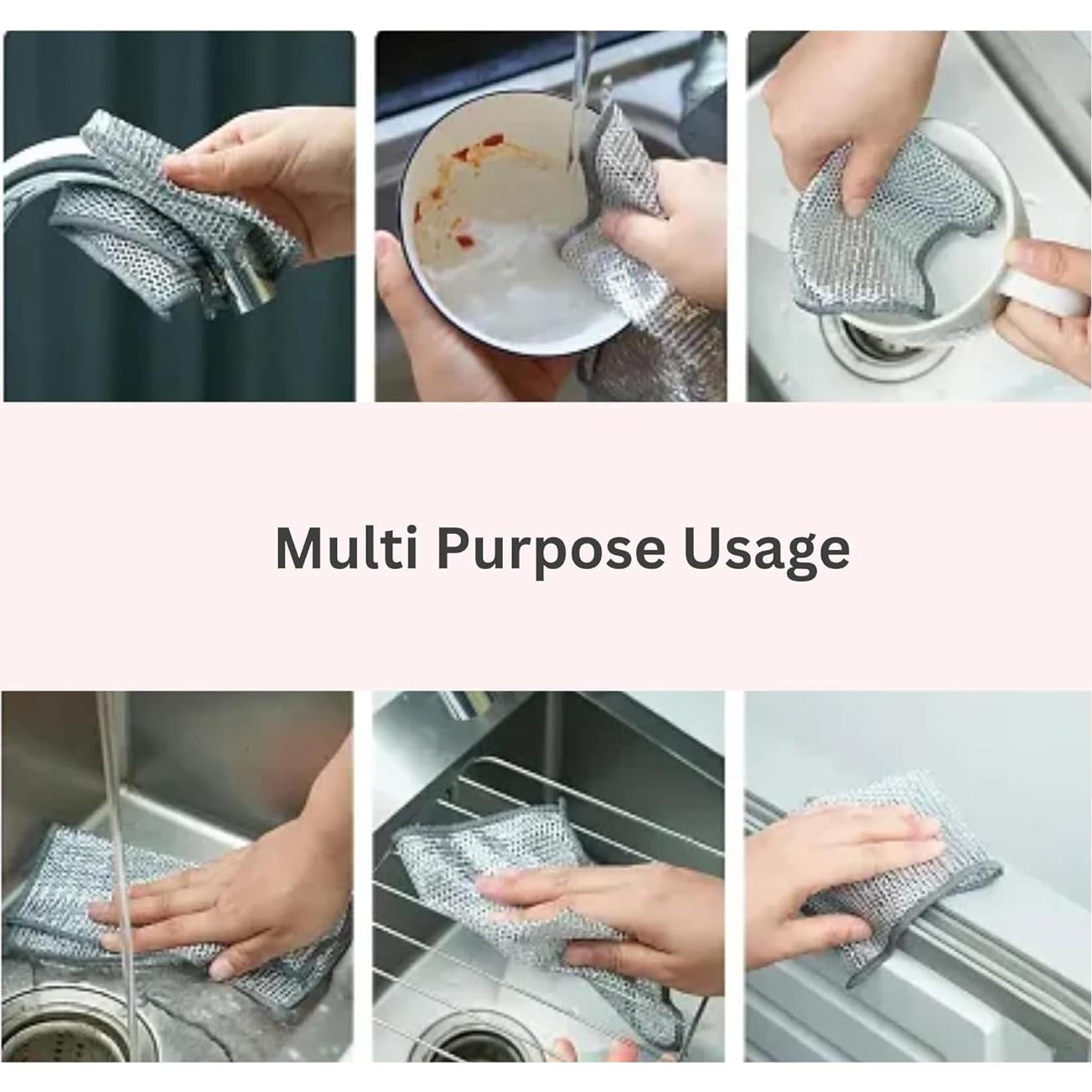 Trapo de Limpieza Reutilizable LyfNeeds - 8 Piezas Sin Rayones