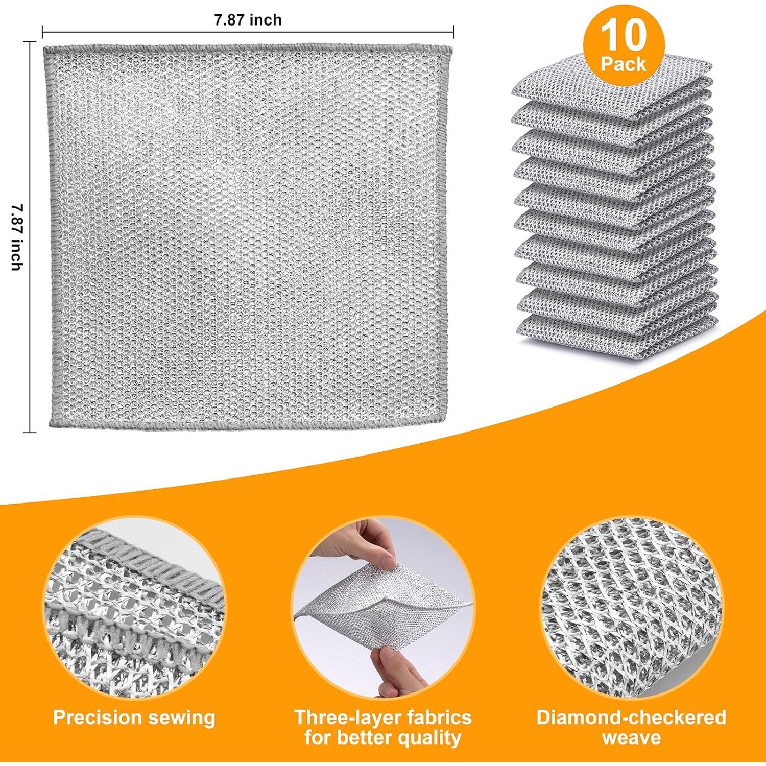 Paño de Limpieza Multifuncional Inkhut 20x20 cm Reutilizable