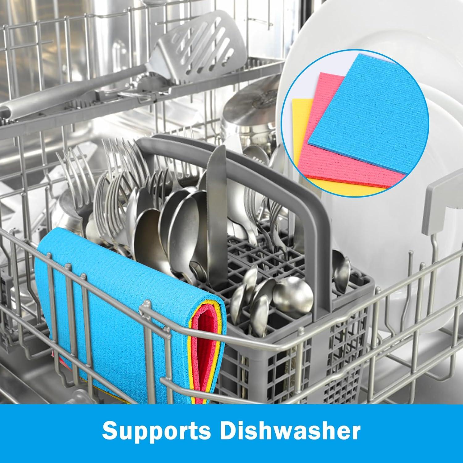 Paños de Cocina Reutilizables HOMEXCEL 10 Pack Multicolor