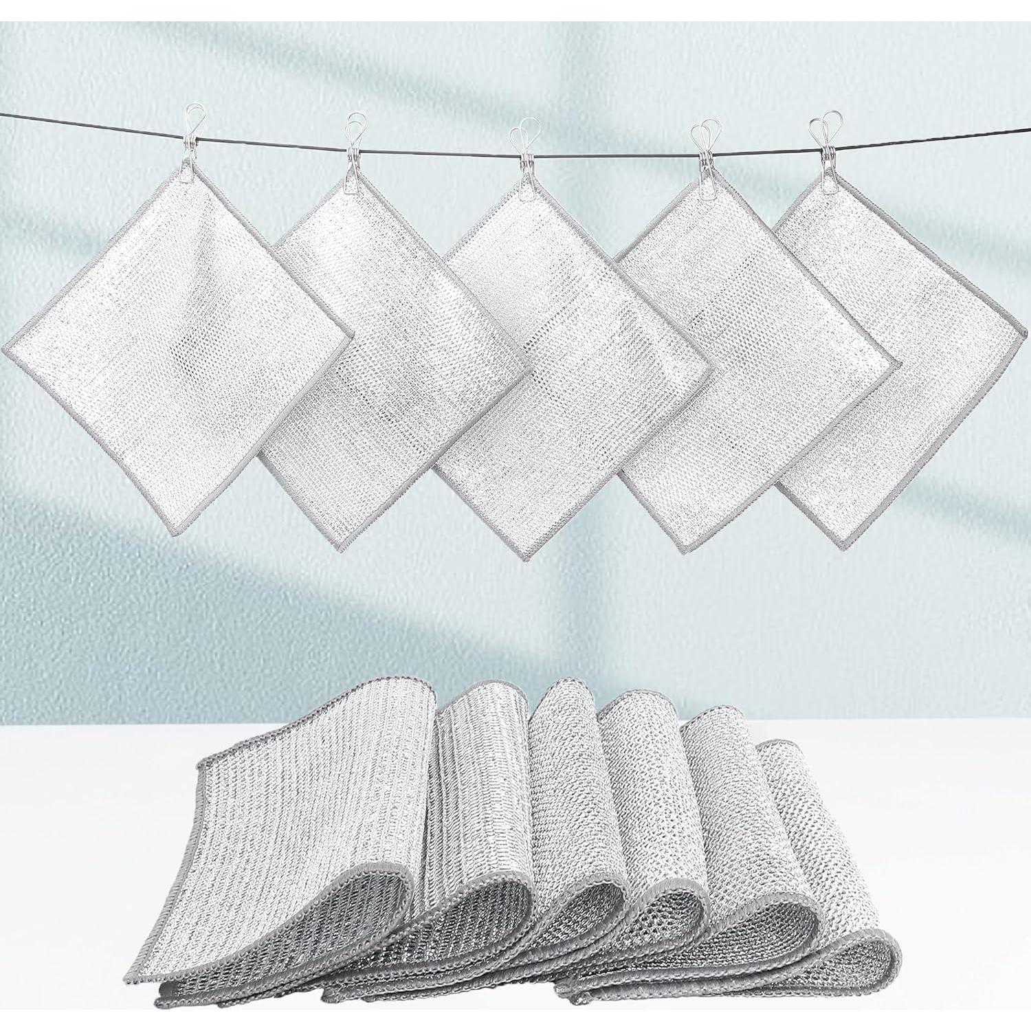 Trapos de Cocina Nanaborn 12pcs Sin Rayones 20x20cm