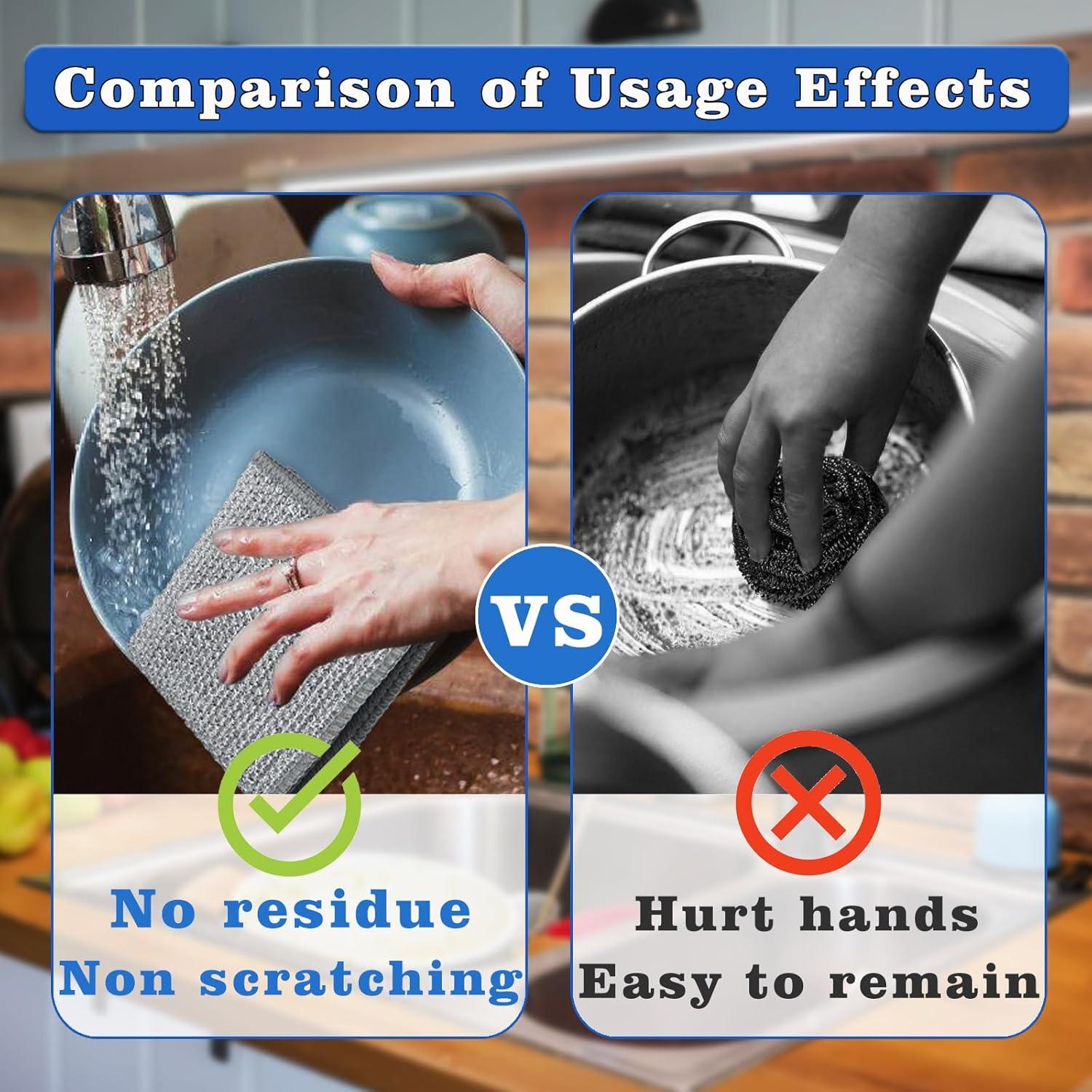 Paño de Cocina Nokiils 5 Pcs Multifuncional Sin Rayones