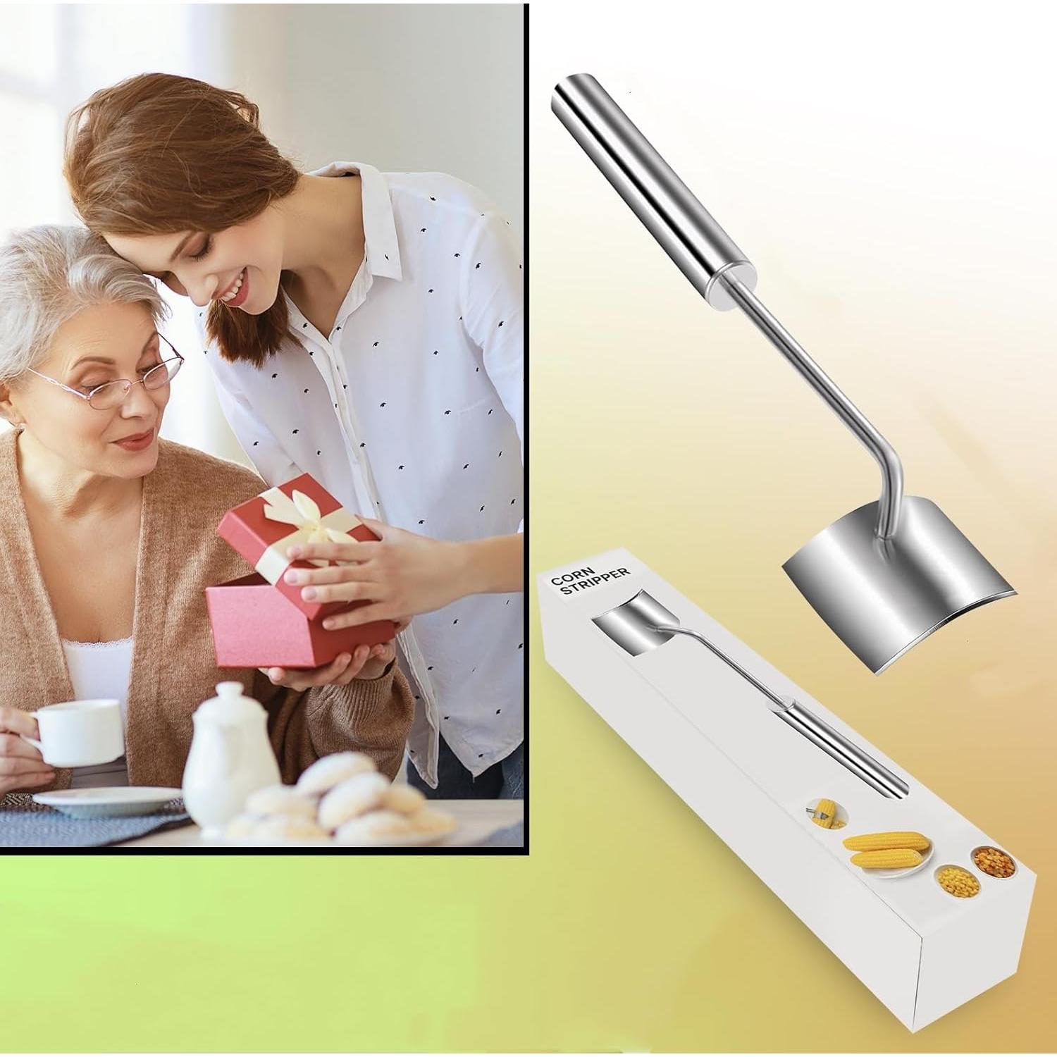 Pelador y Desgranador de Maíz Thcbme - Acero Inoxidable, 2 Pcs