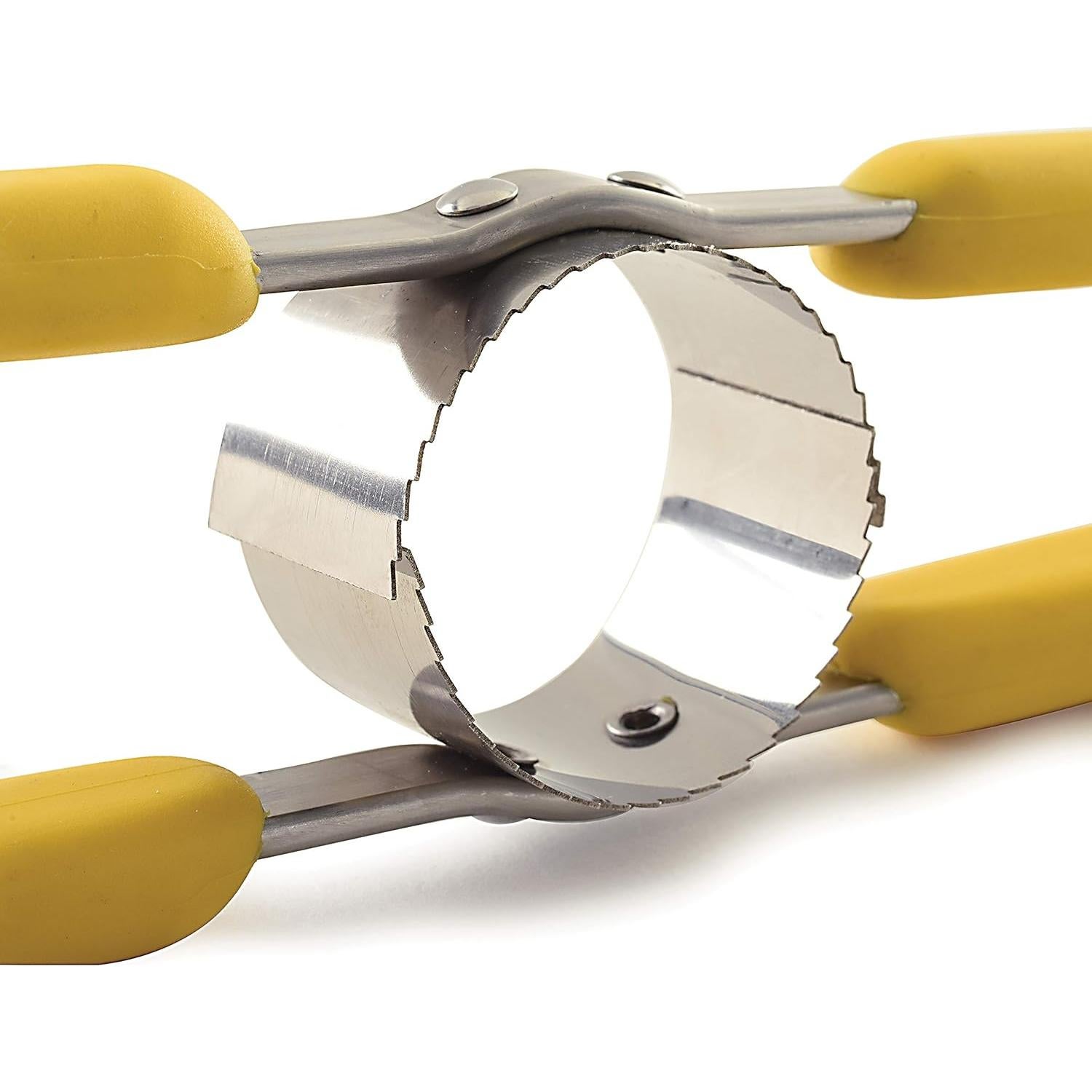 Cortador de Maíz Norpro GripEz, Acero Inoxidable, Amarillo