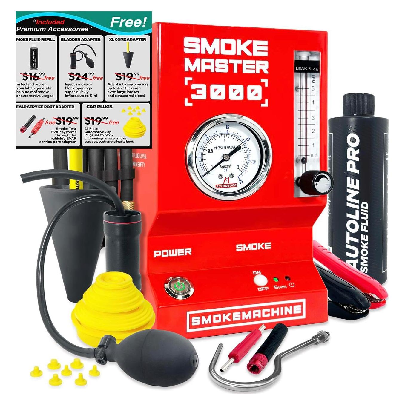 Máquina de Humo AutoLine Pro 3000 con Compresor 3,18 kg