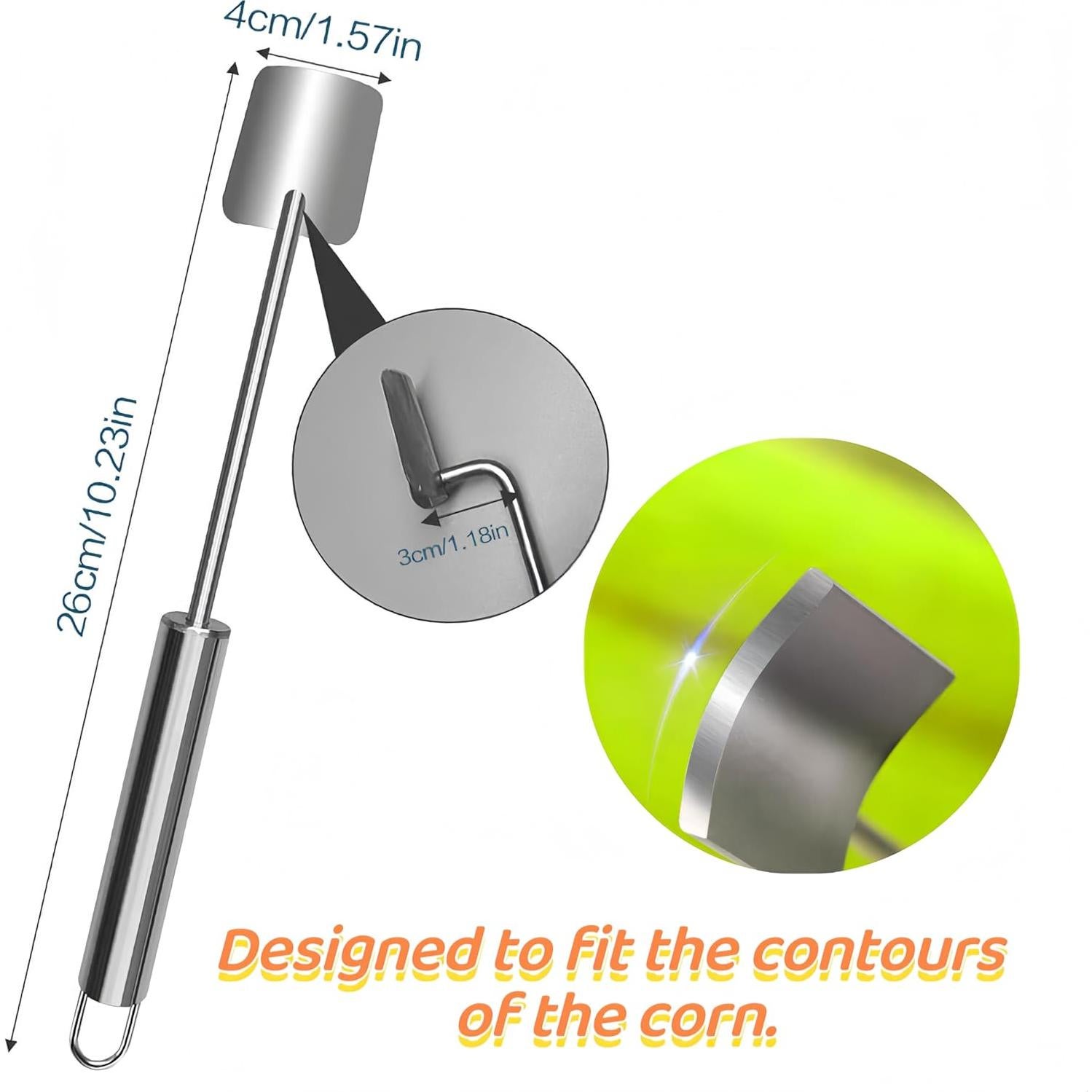Pelador de Maíz Tileu 2024 Acero Inoxidable Fácil de Limpiar