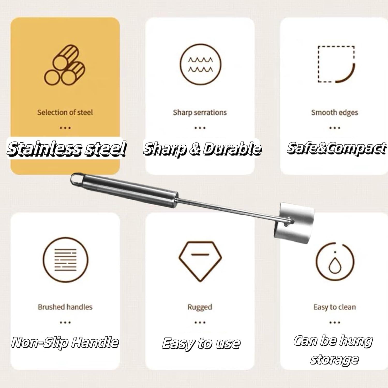 Pelador de Maíz Tileu 2024 Acero Inoxidable Fácil de Limpiar