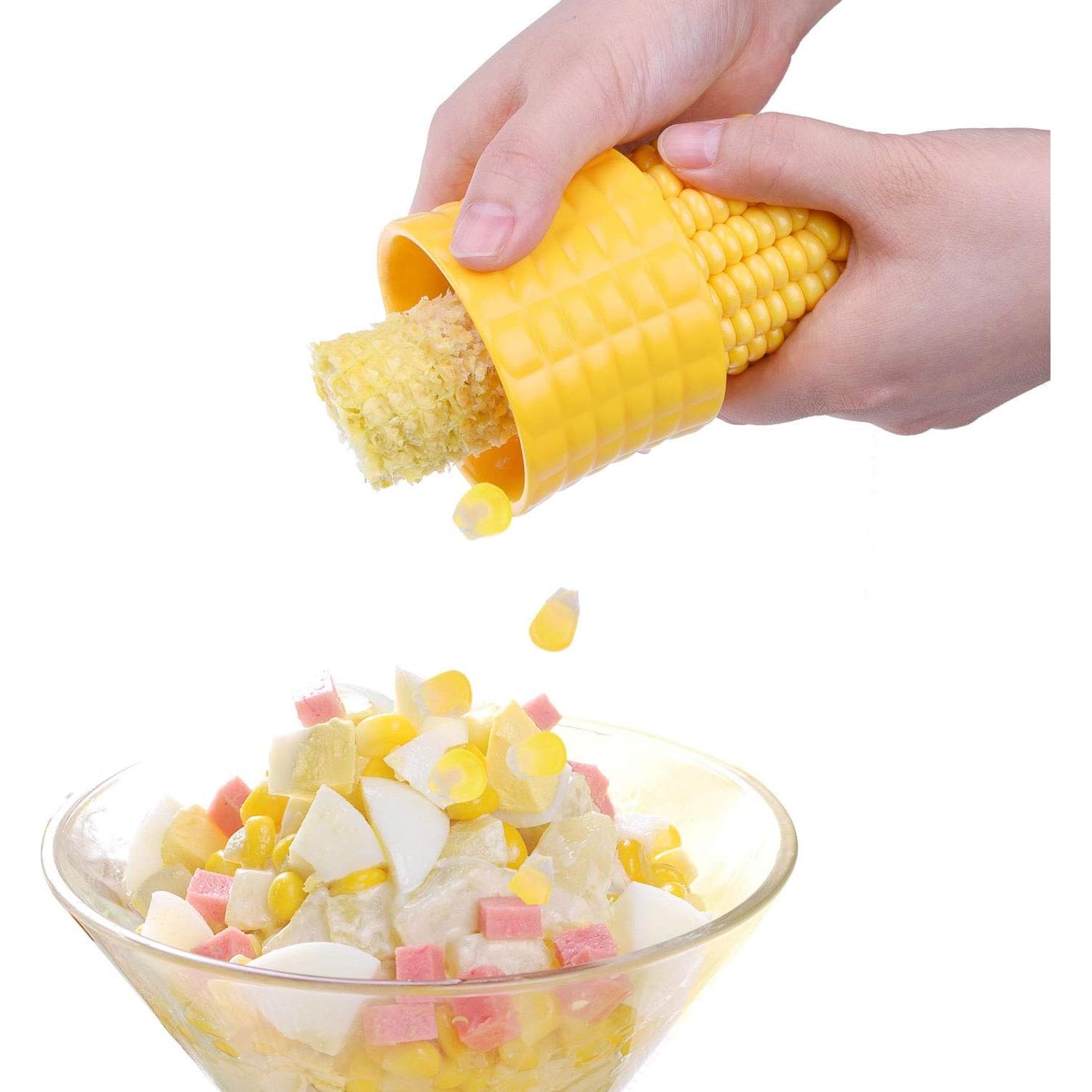 Juego de 2 Desgranadores de Maíz Kare & Kind Amarillo