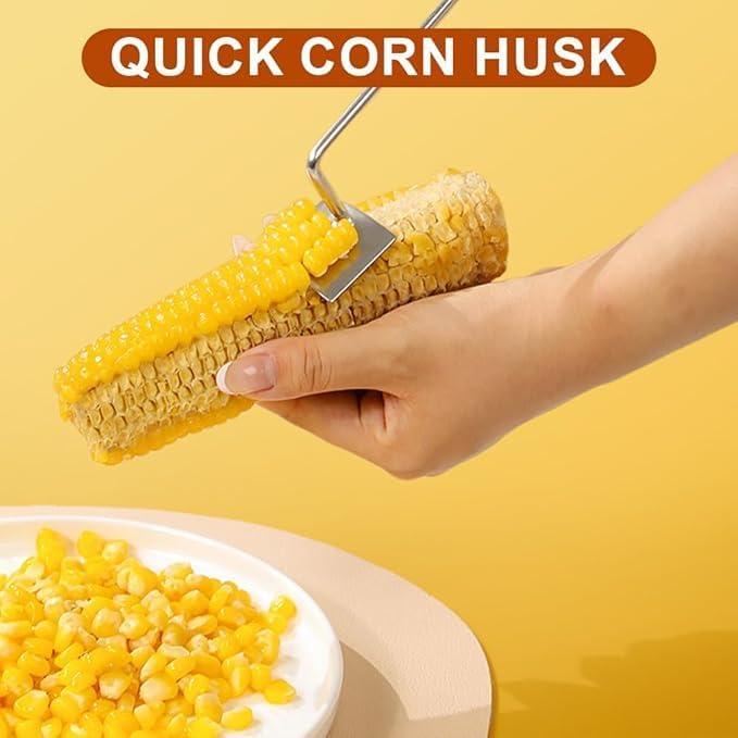 Pelador de Maíz AUPJICX 2 Paquetes Acero Inoxidable
