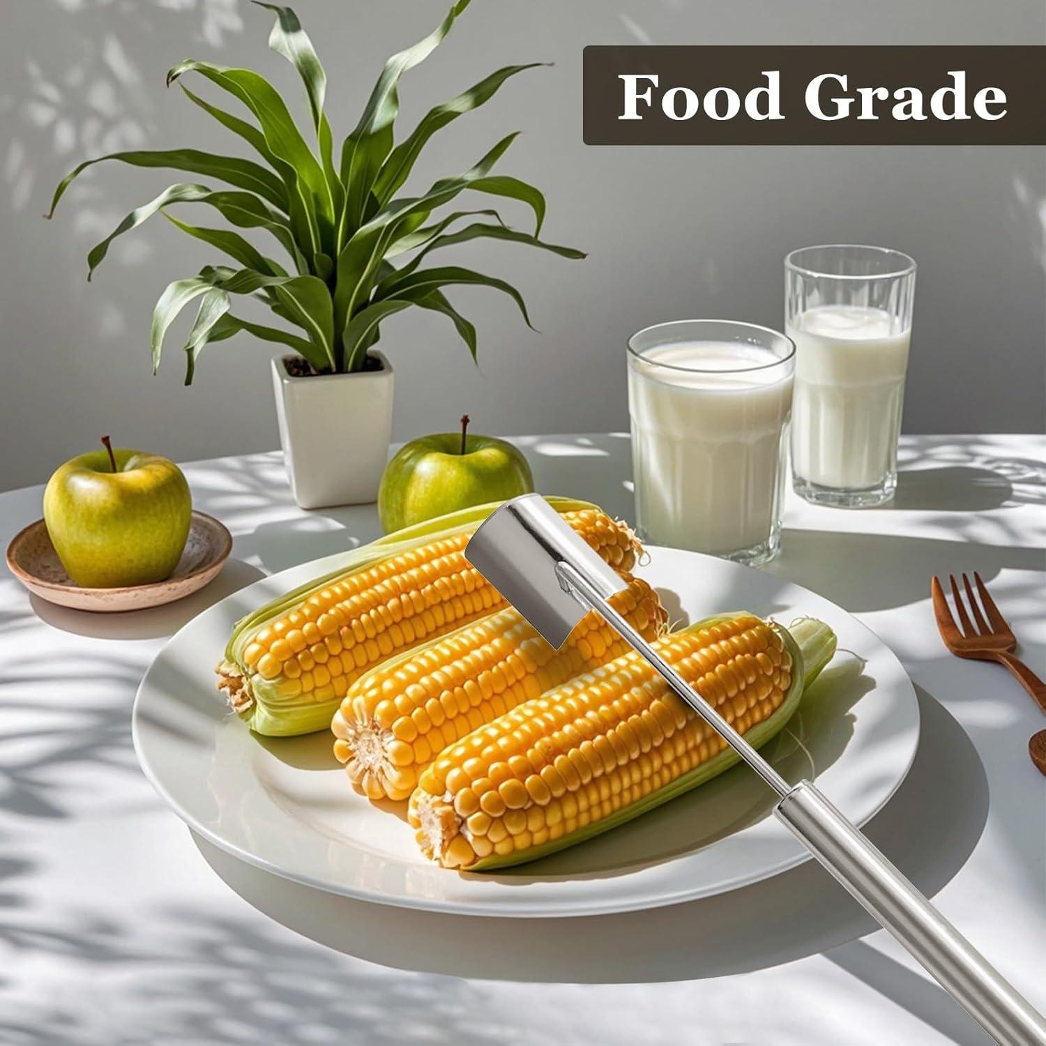 Pelador de Granos de Maíz Jocqndia Acero Inoxidable 25 cm