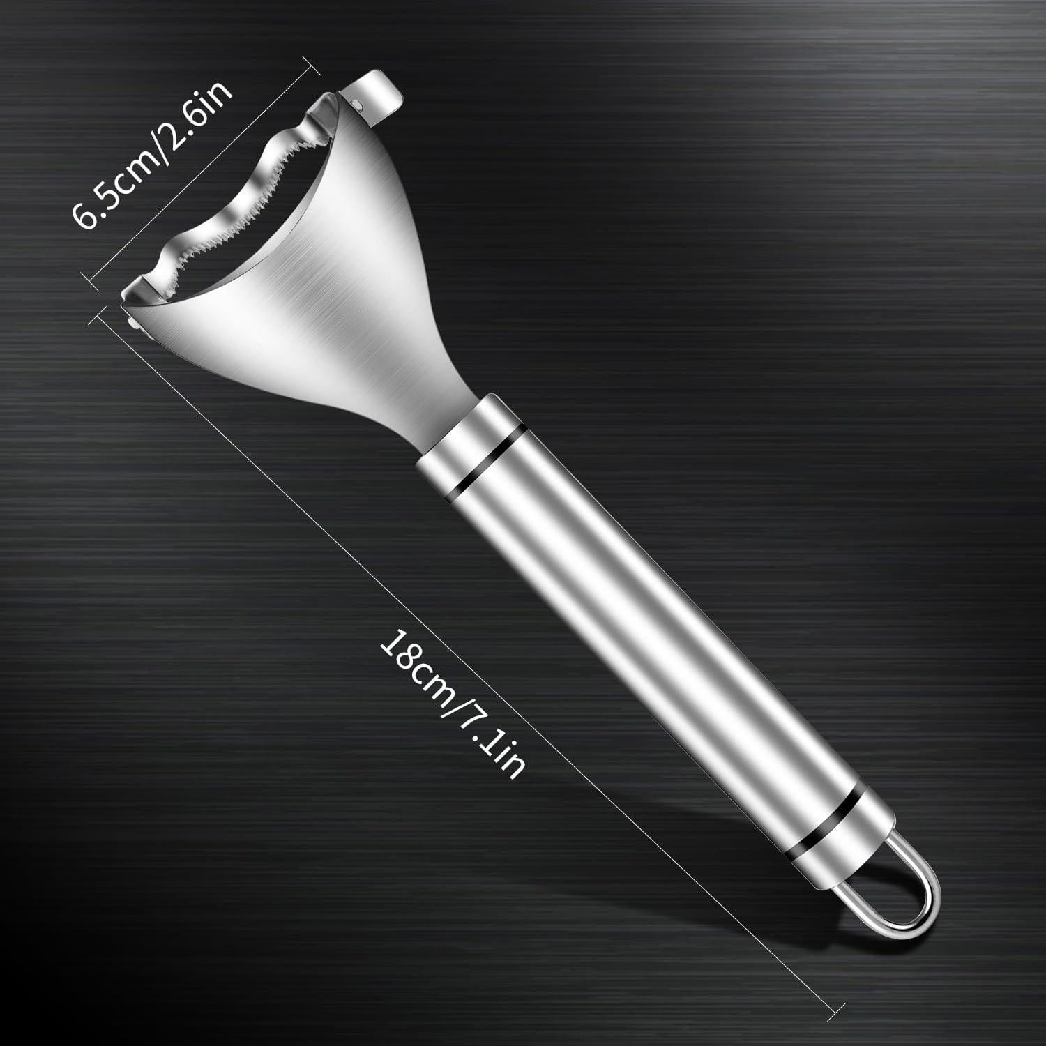Pelador de Maíz Perla Dorada Acero Inoxidable Ergonómico