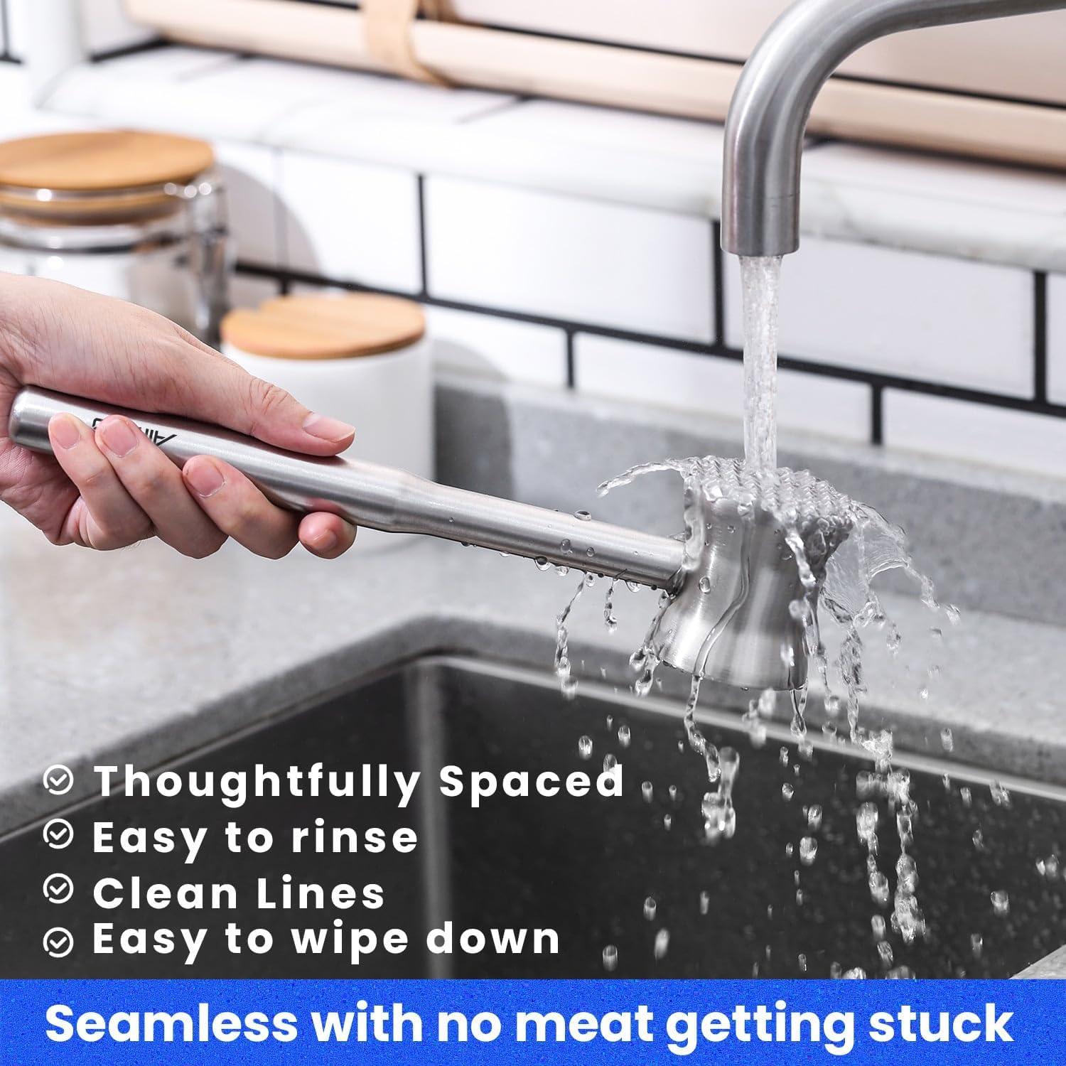 Mallet ablandador de carne Aihomo acero inoxidable 304