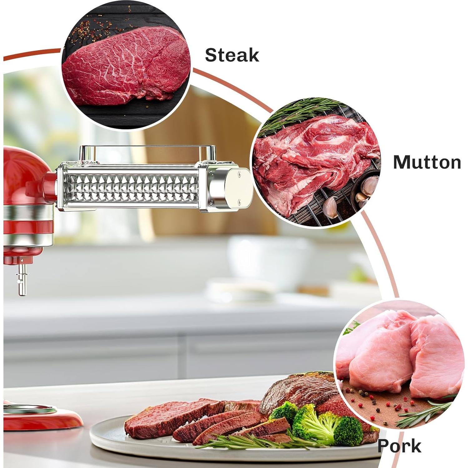 Ablandador de carne Kitchenaid GVODE 0.91 kg acero inoxidable