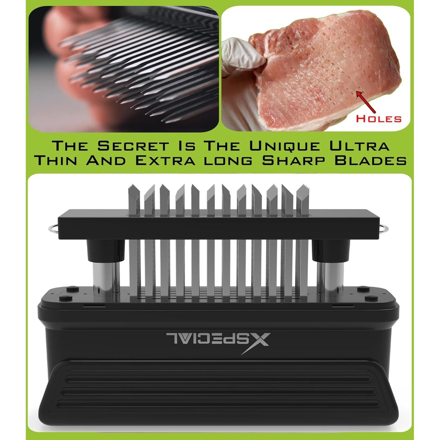 Ablandador de Carne Bold XL 60 Cuchillas Acero Inoxidable