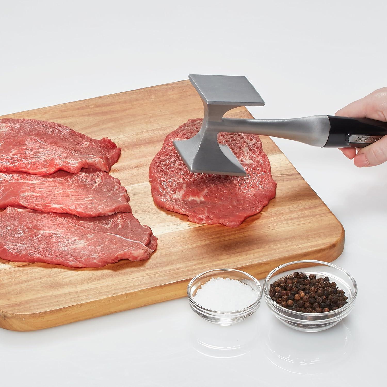 Ablandador de Carne Farberware Acero Inoxidable Doble Cara