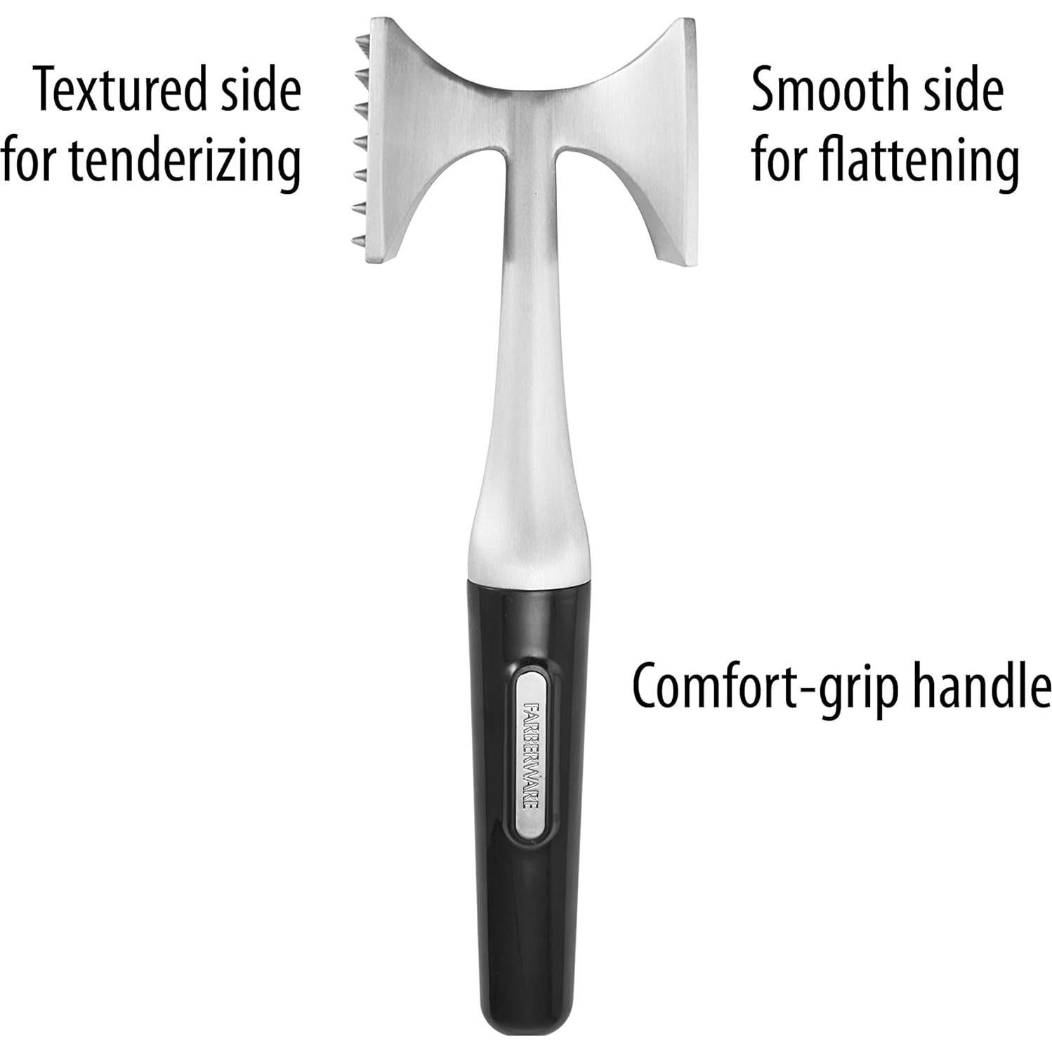 Ablandador de Carne Farberware Acero Inoxidable Doble Cara