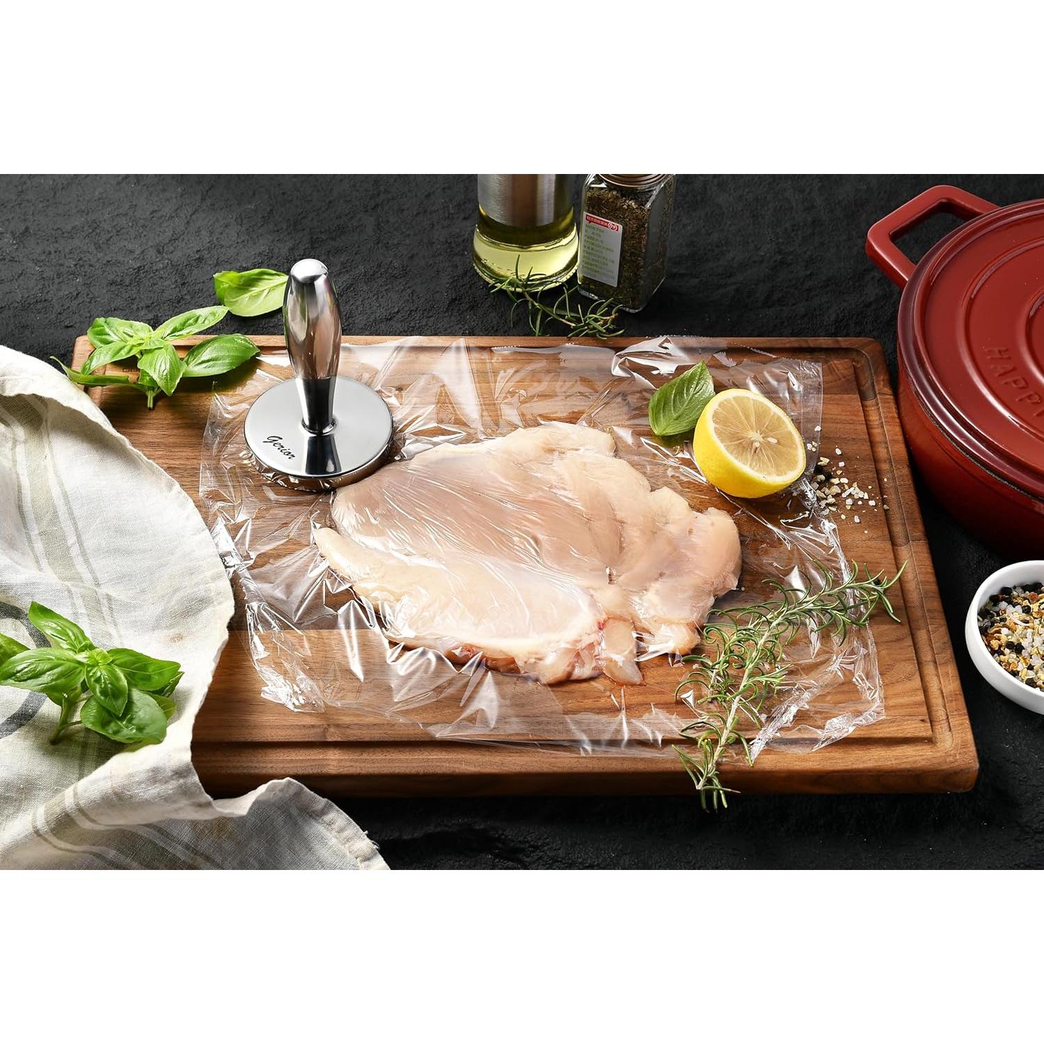 Martillo Aplanador de Carne Gerior Acero Inoxidable 0.84 kg