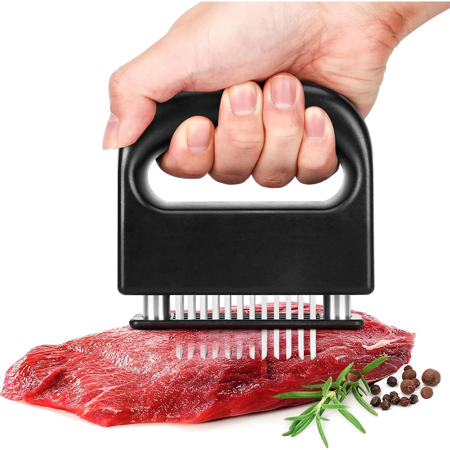 Grapadora para Ablandar Carne PETHOMKIT 48 Cuchillas Inoxidable