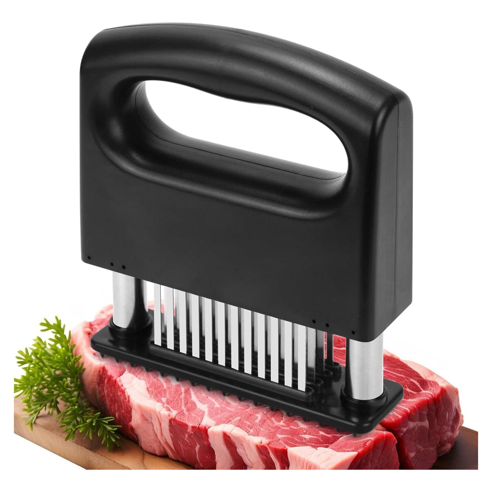 Ablandador de Carne FLYINGCOW con 48 Cuchillas de Acero Inoxidable