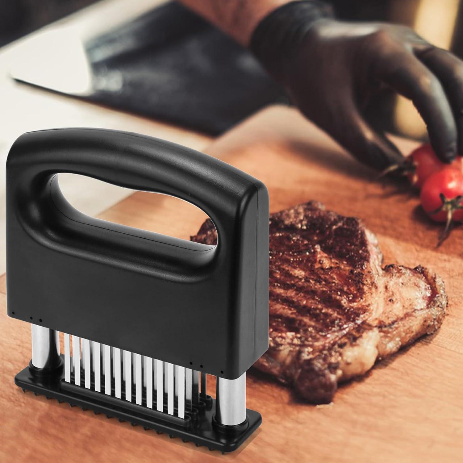 Ablandador de Carne FLYINGCOW con 48 Cuchillas de Acero Inoxidable