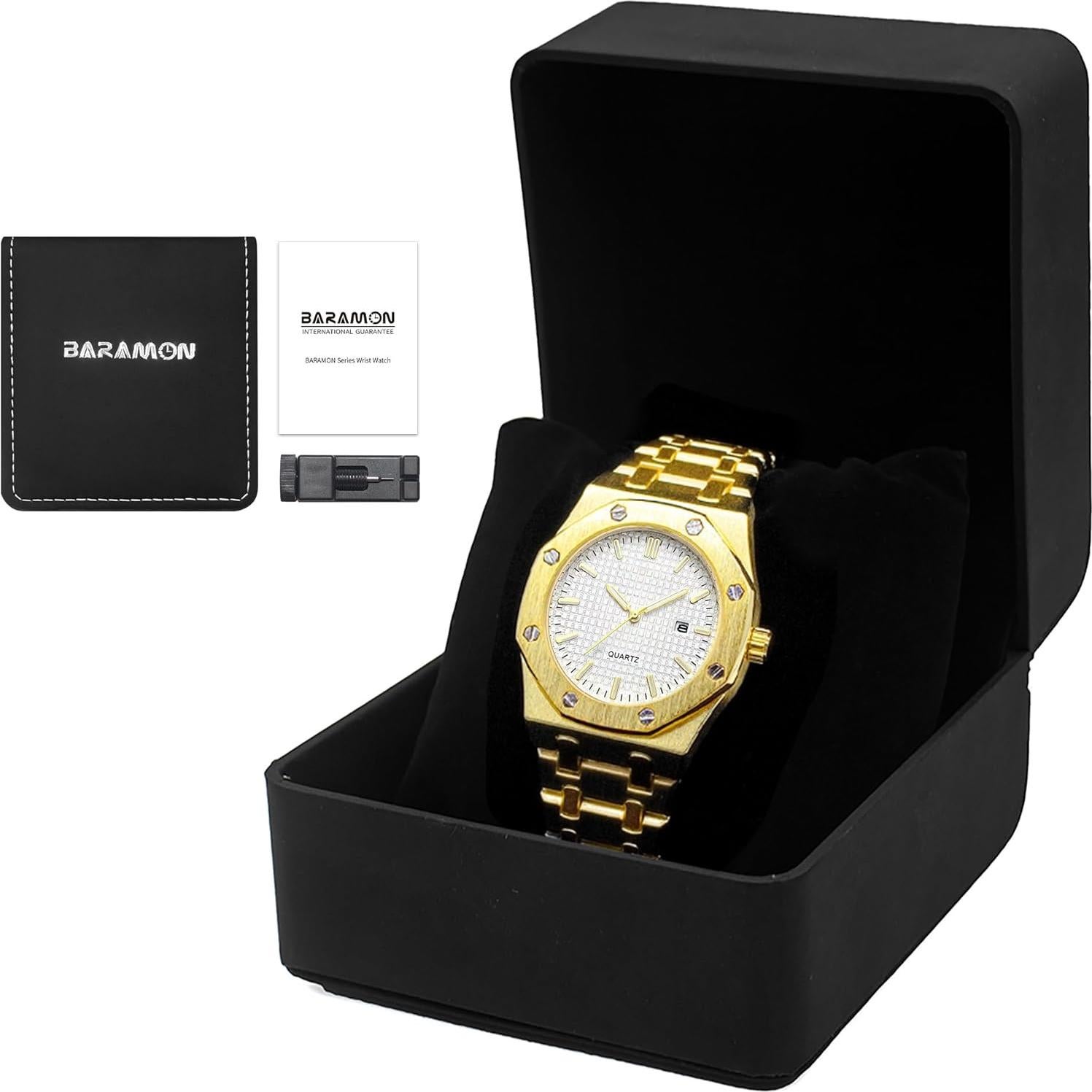 Reloj BARAMON Hombre Cuarzo Acero Inoxidable 42mm