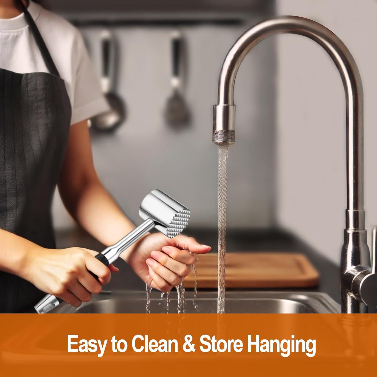 Martillo Aplanador de Carne BoFuYuan Acero Inoxidable 304 26cm