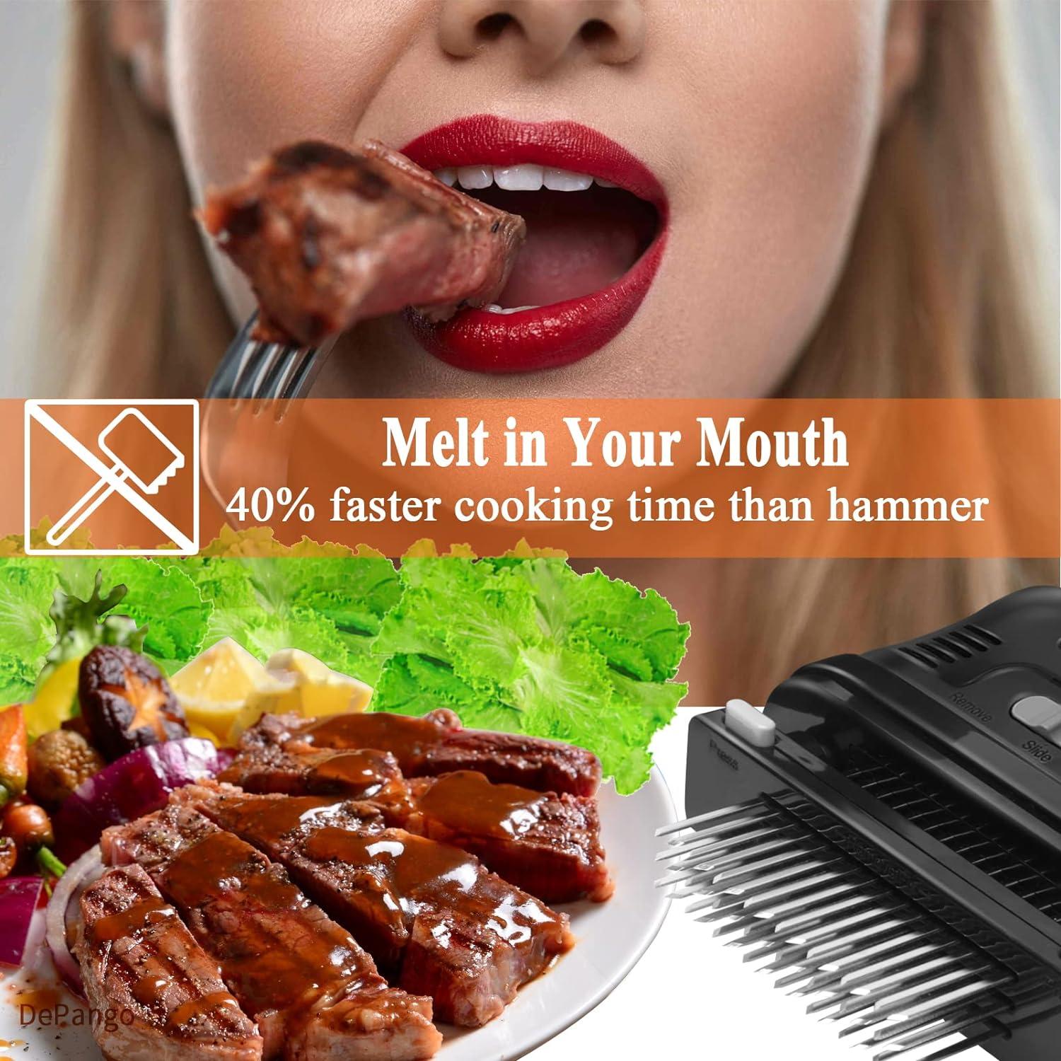 Ablandador de Carne DePango 48 Cuchillas Acero Inoxidable