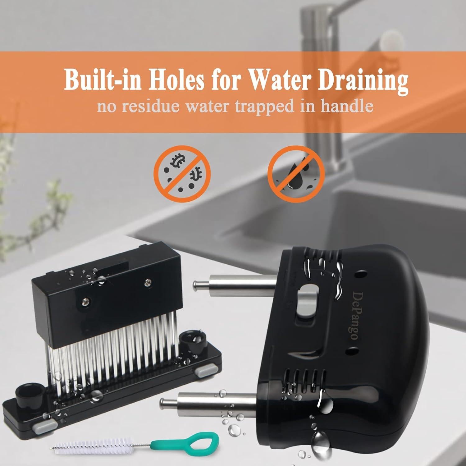 Ablandador de Carne DePango 48 Cuchillas Acero Inoxidable