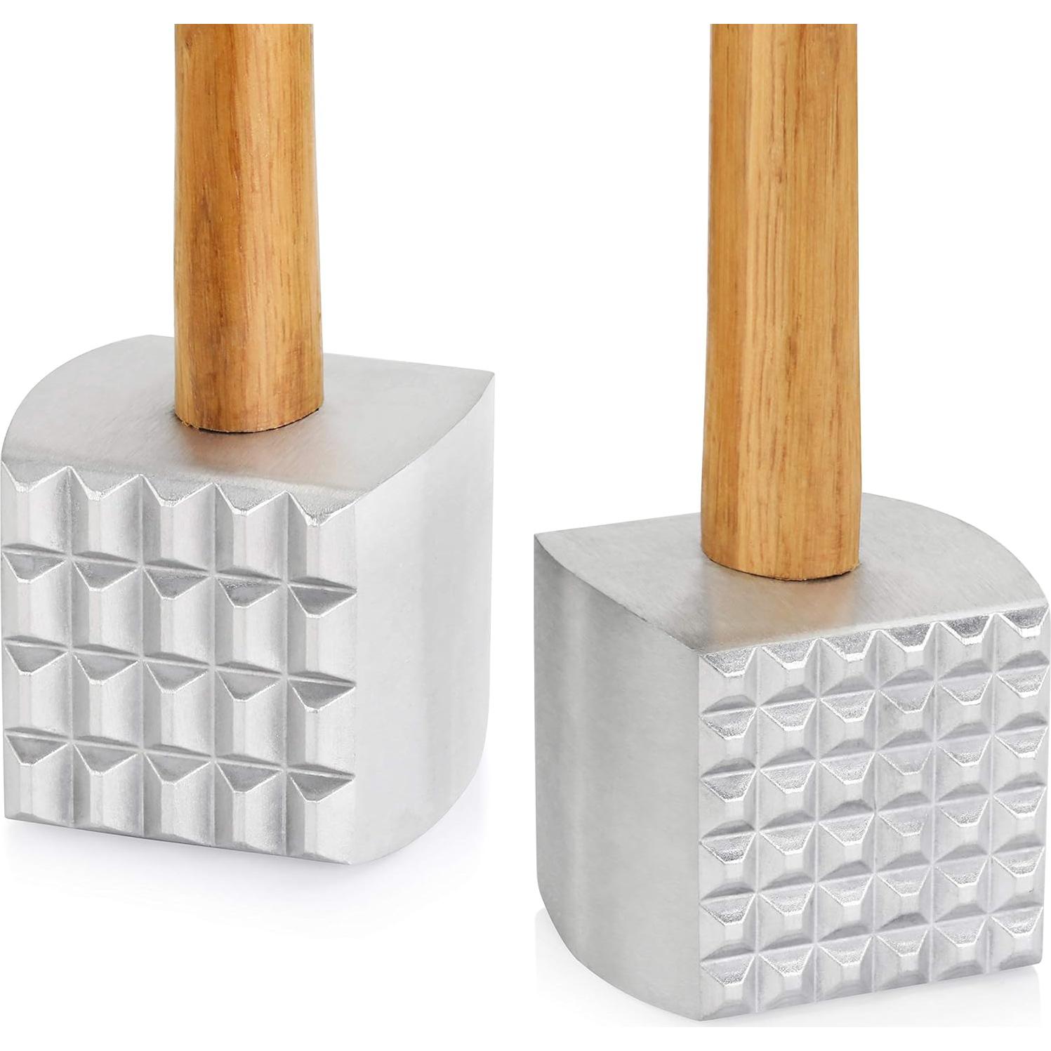 Ablandador de Carne Aluminio New Star 33 cm Mango Madera