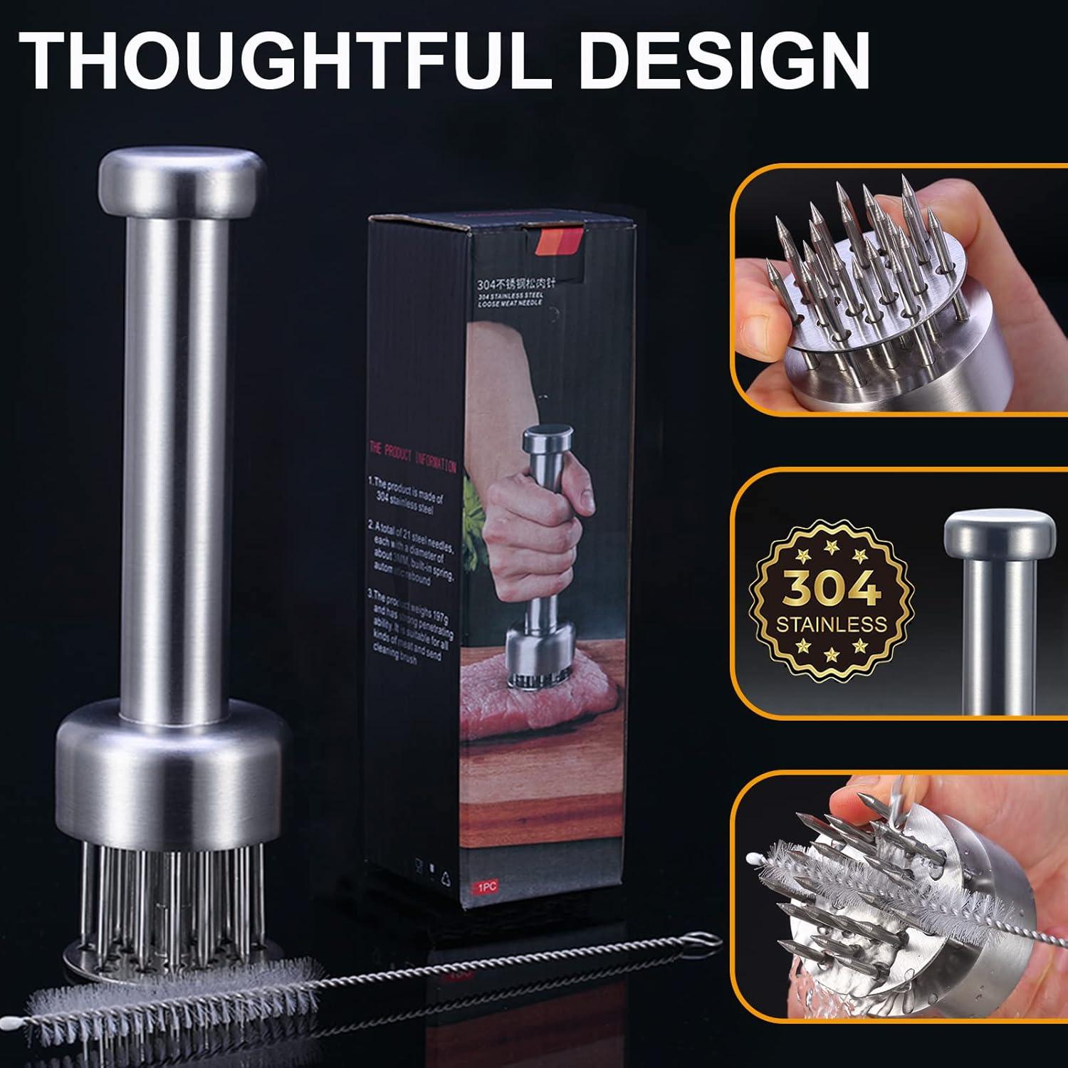 Ablandador de Carne Acero Inoxidable con Agujas 230g