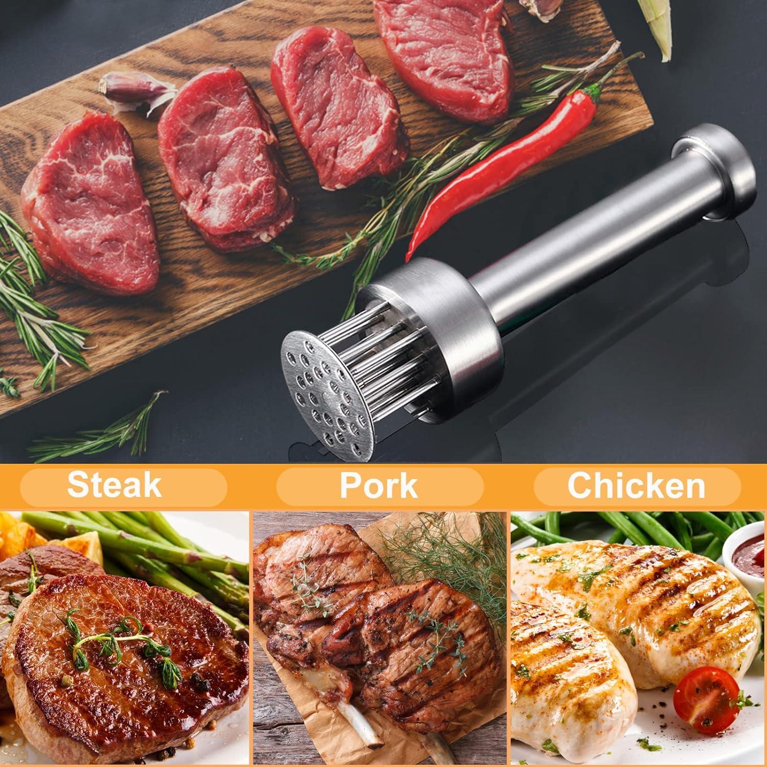 Ablandador de Carne Acero Inoxidable con Agujas 230g