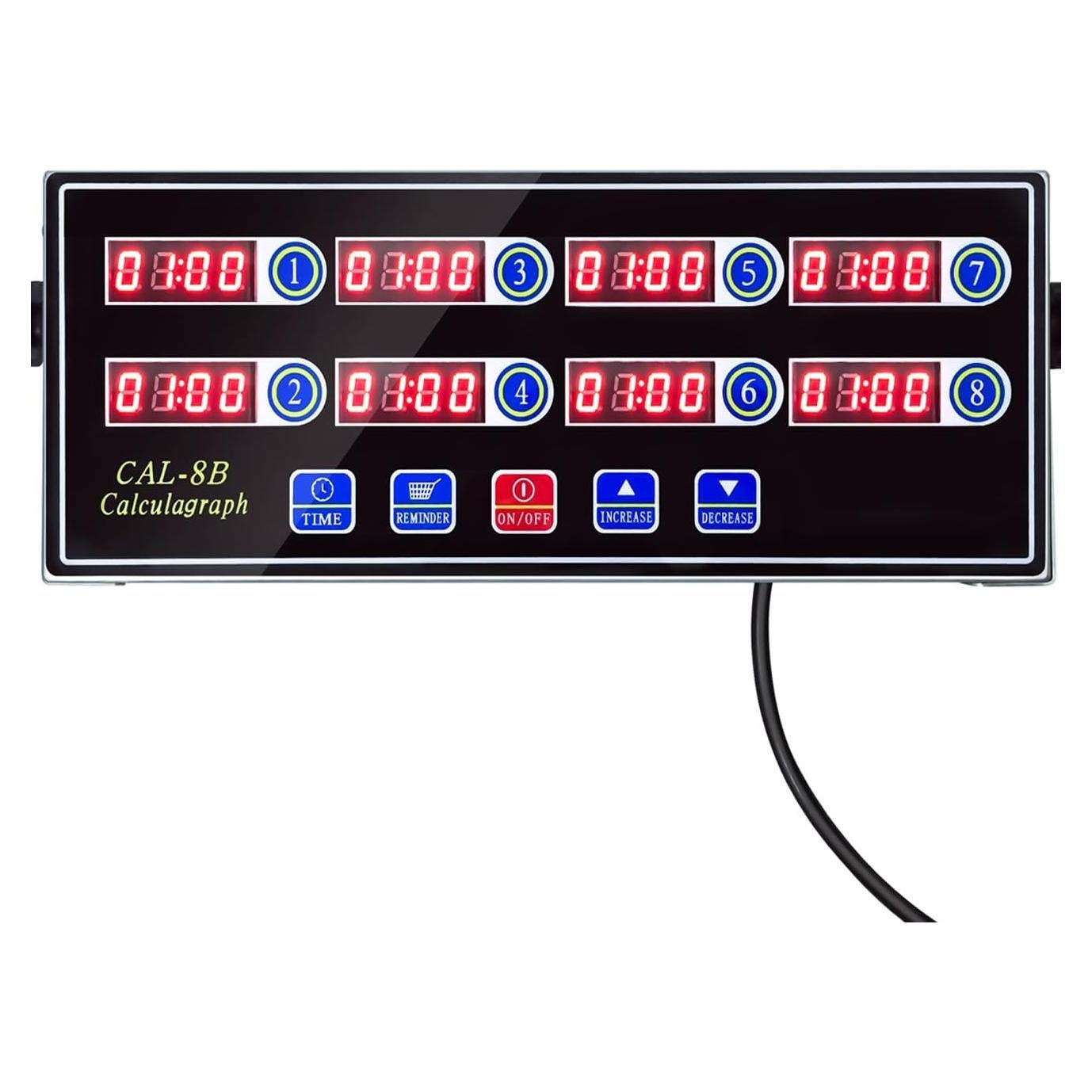 Temporizador Digital de Cocina YOOYIST 8 Canales Acero Inoxidable