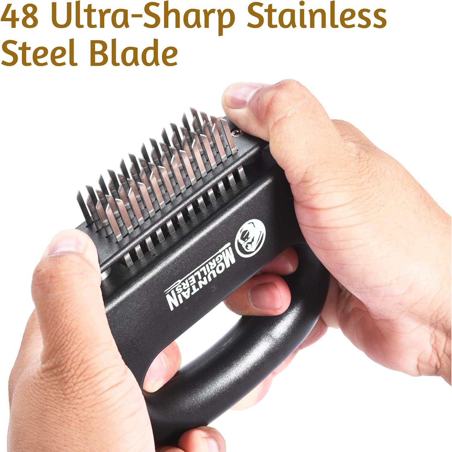 Ablandador de Carne Mountain Grillers 48 Cuchillas Acero Inoxidable