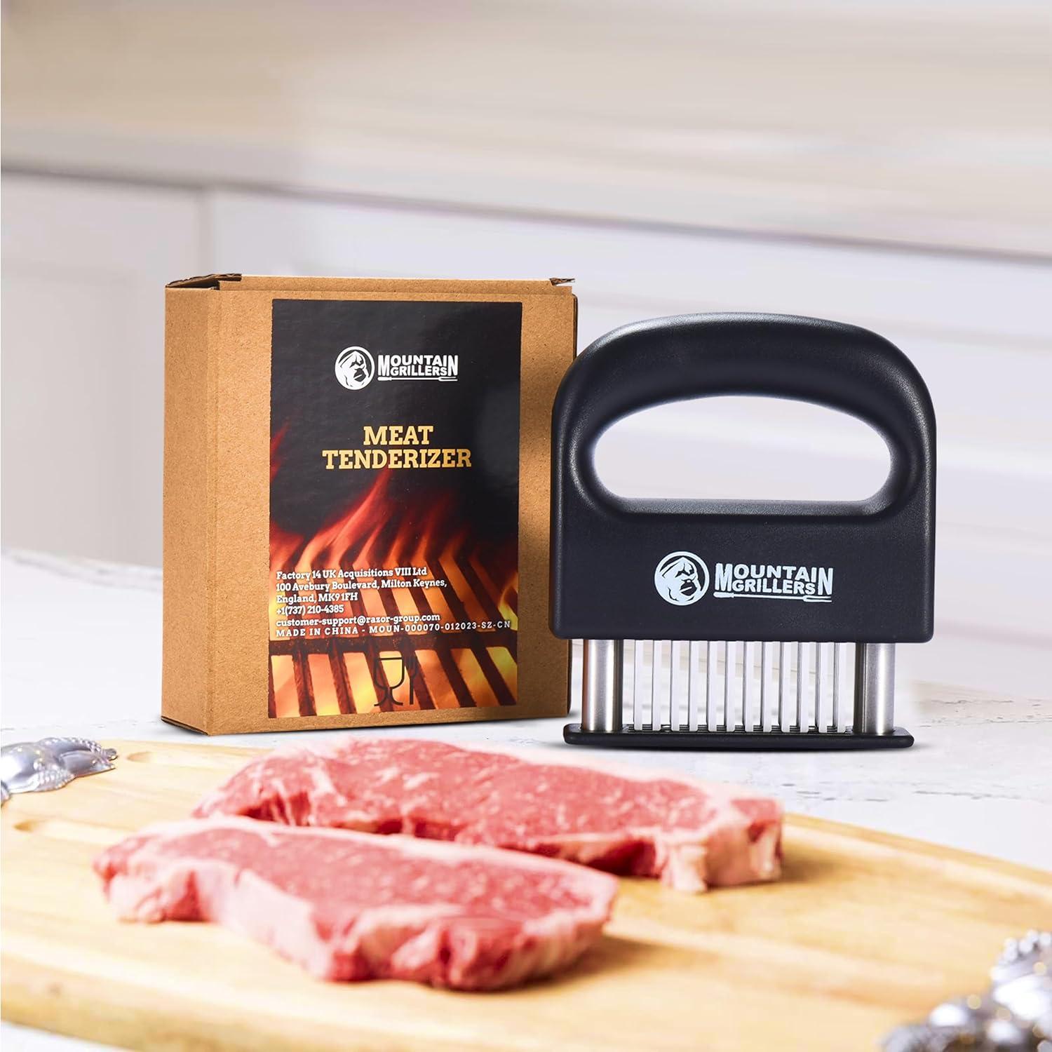 Ablandador de Carne Mountain Grillers 48 Cuchillas Acero Inoxidable