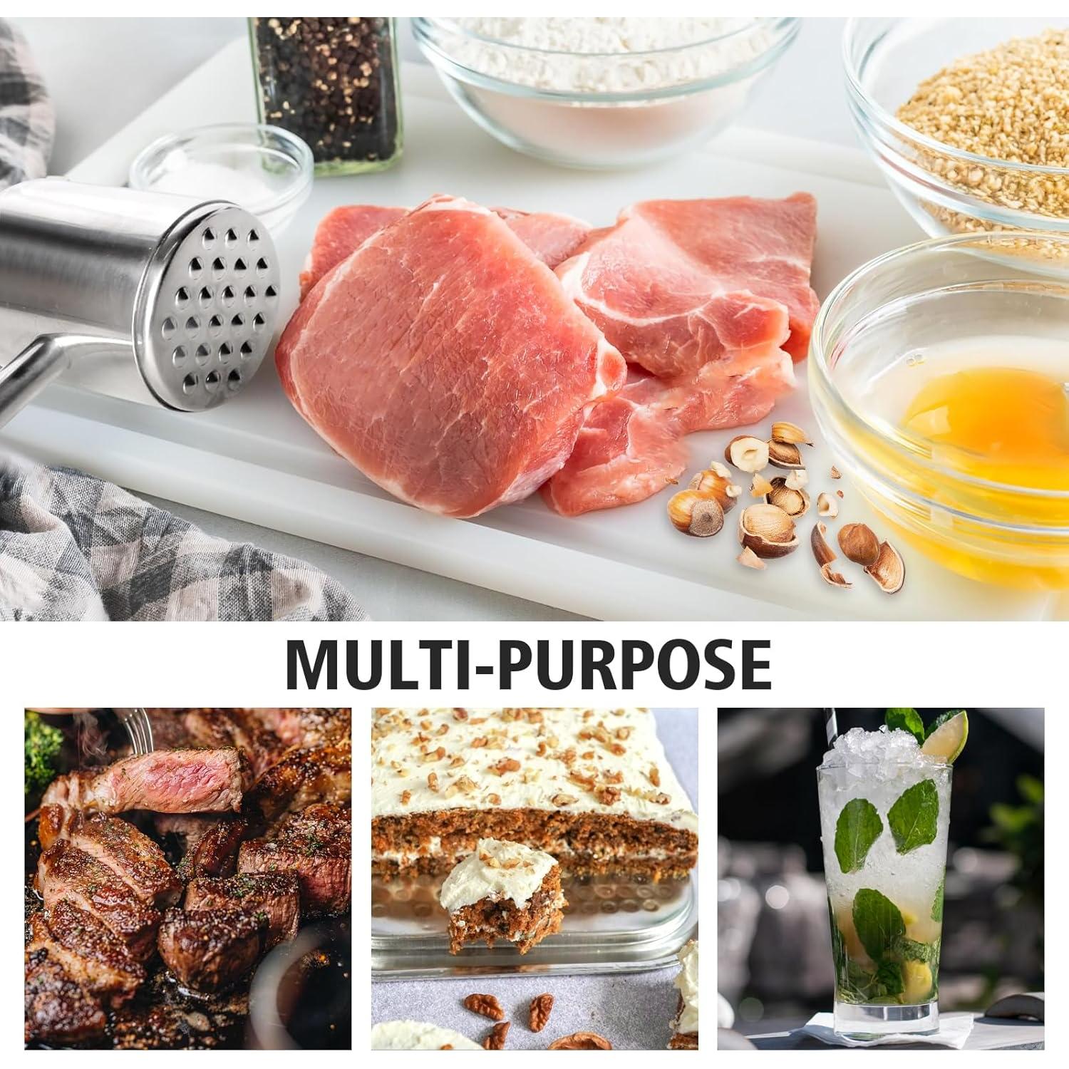 Martillo Aplasta Carne GLADICER Acero Inoxidable 27,4 cm