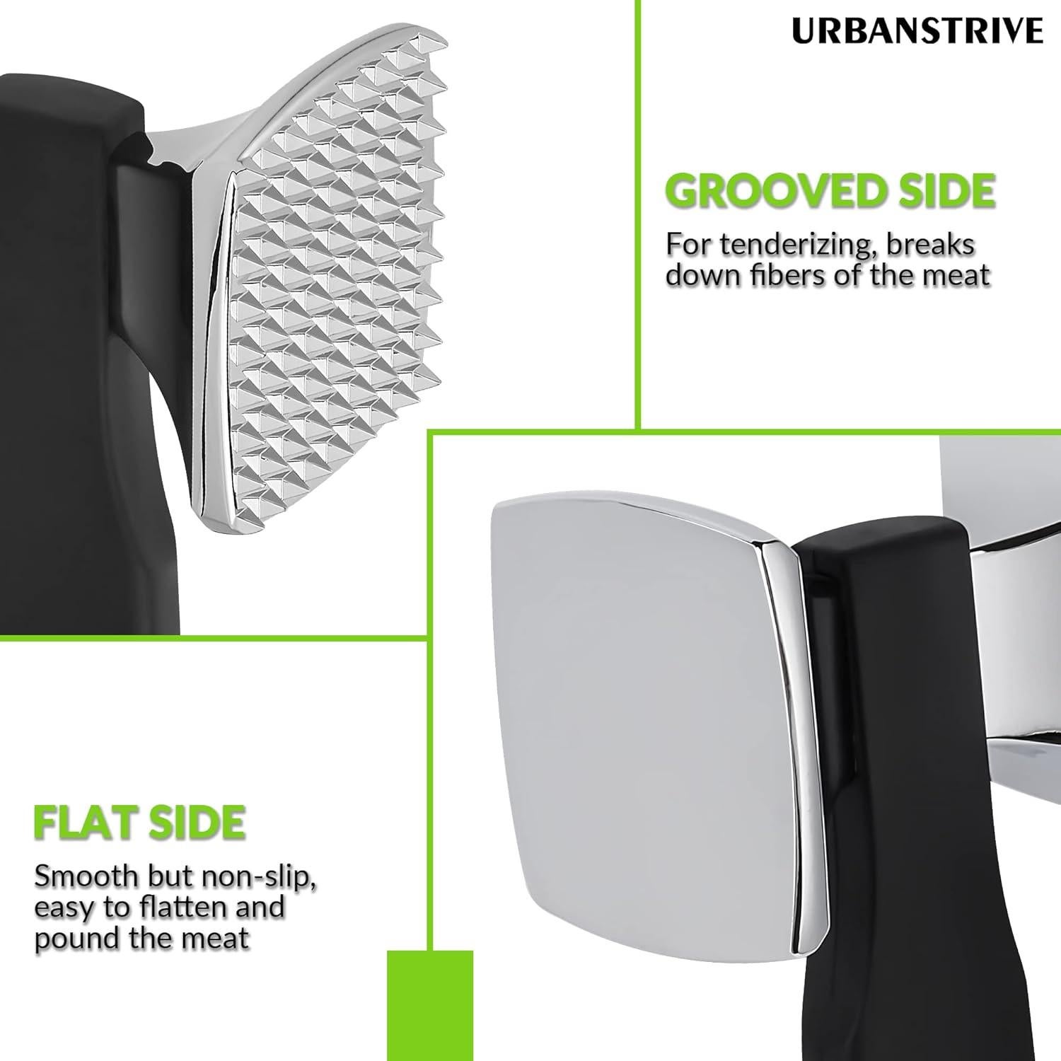Martillo Aplanador de Carne Urbanstrive 2 en 1 Acero Inoxidable