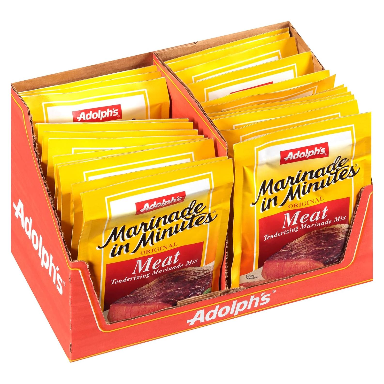 Marinada Original Adolph's para Ablandar Carne 24 Paquetes