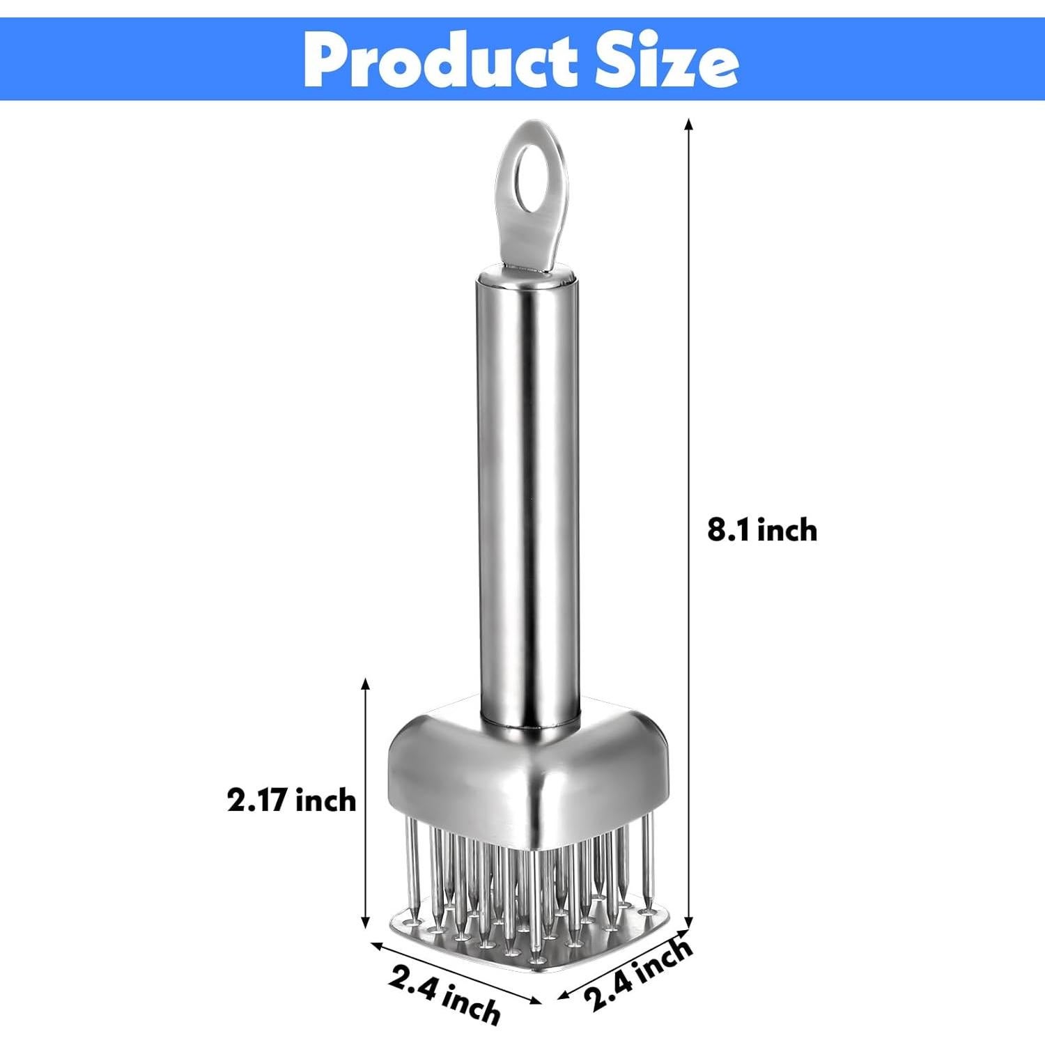 Ablandador de Carne Acero Inoxidable 304 JOUTYFOR 20,57 cm