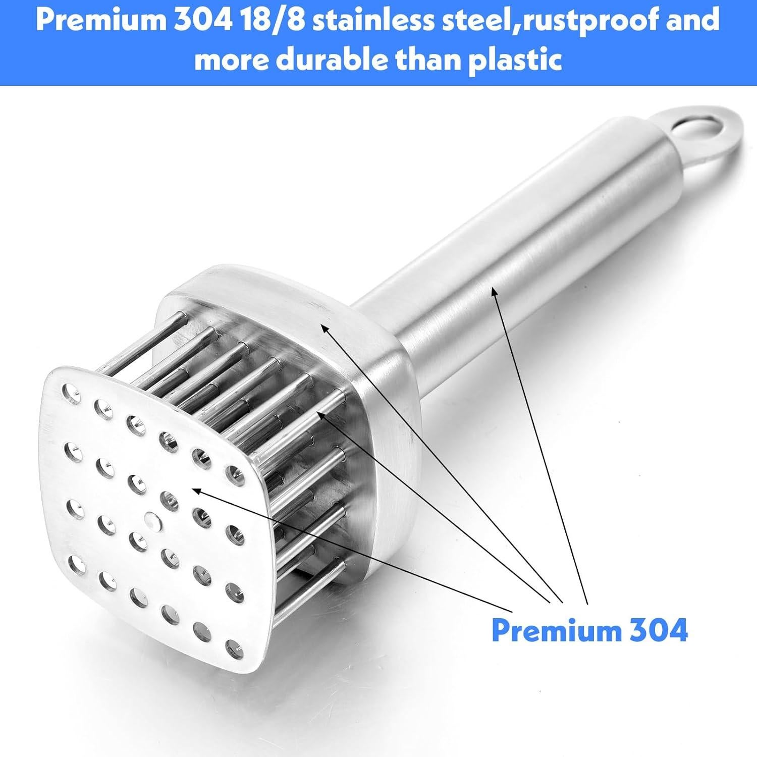 Ablandador de Carne Acero Inoxidable 304 JOUTYFOR 20,57 cm