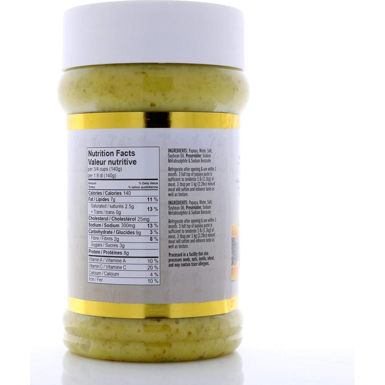 Ablandador de Carne Hemani 750g - Pasta Natural de Papaya