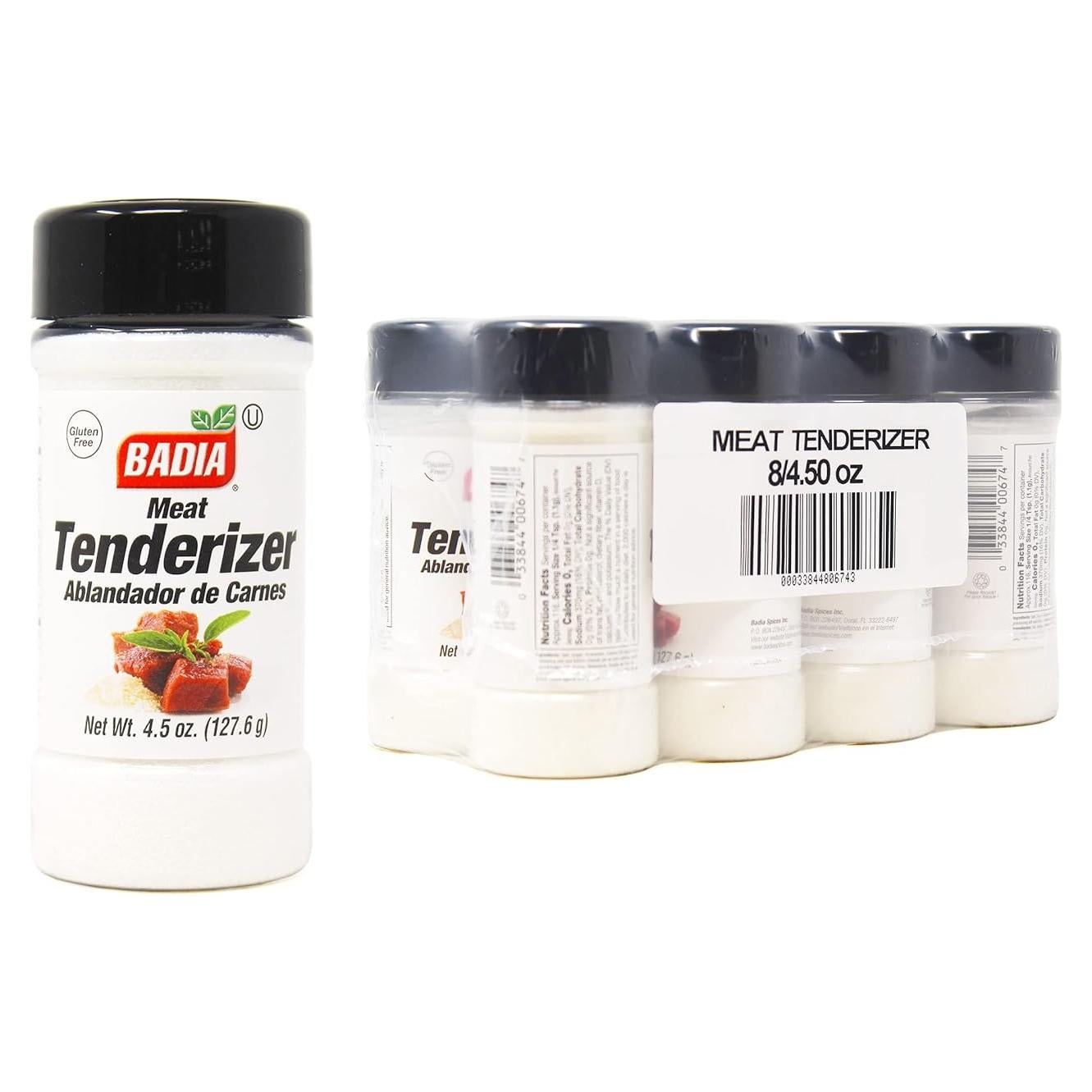 Ablandador de Carne Badia 1021 g - Paquete de 8